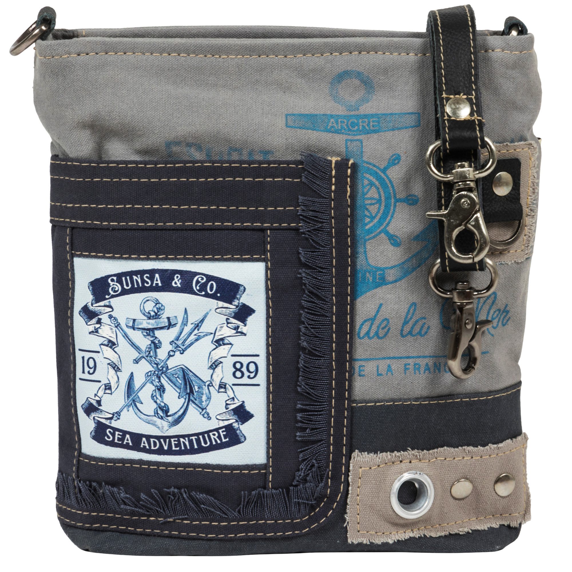 Sunsa Umhängetasche Sunsa Maritim Umhängetasche. Blaue günstig online kaufen