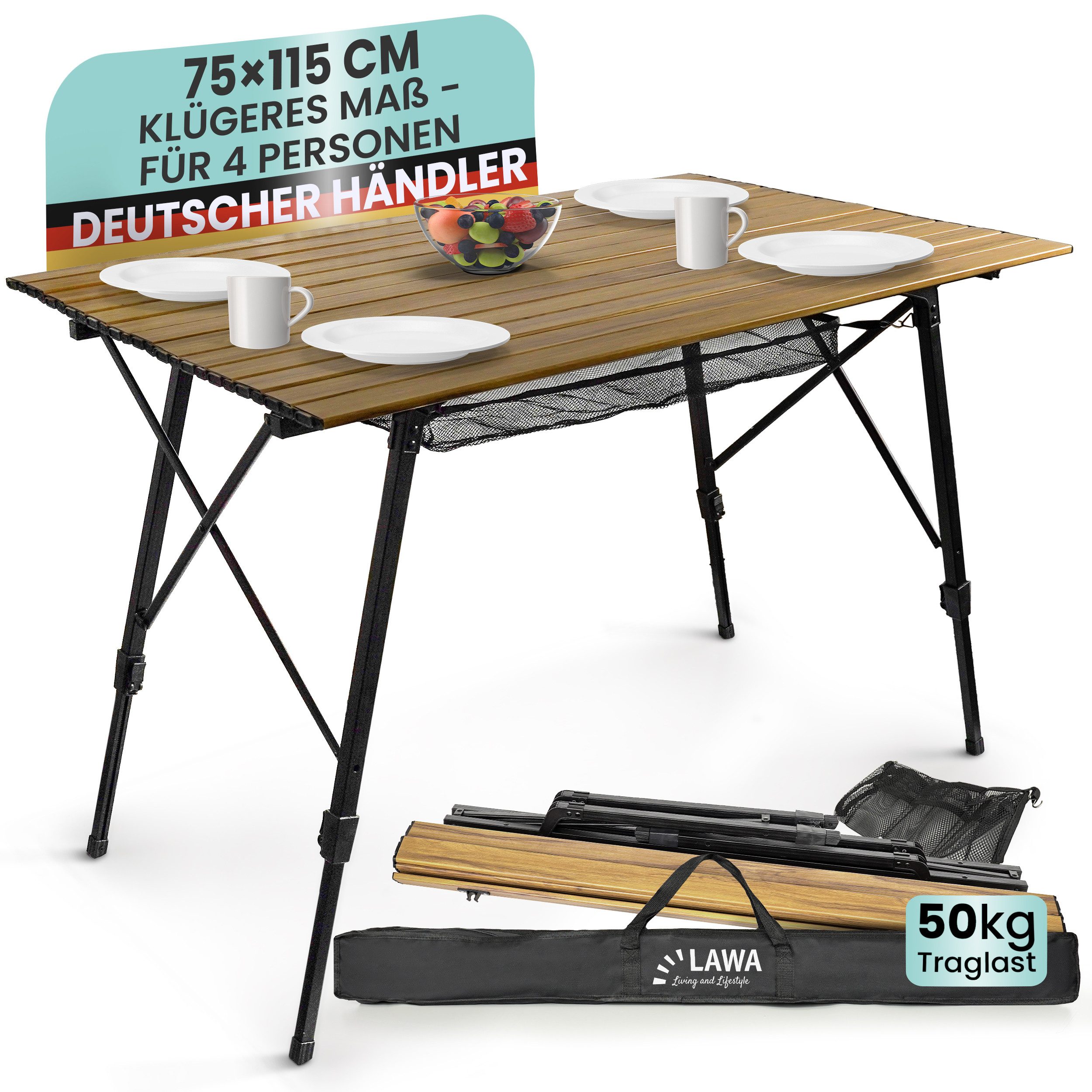 LAWA Living and Lifestyle Campingtisch faltbar günstig online kaufen