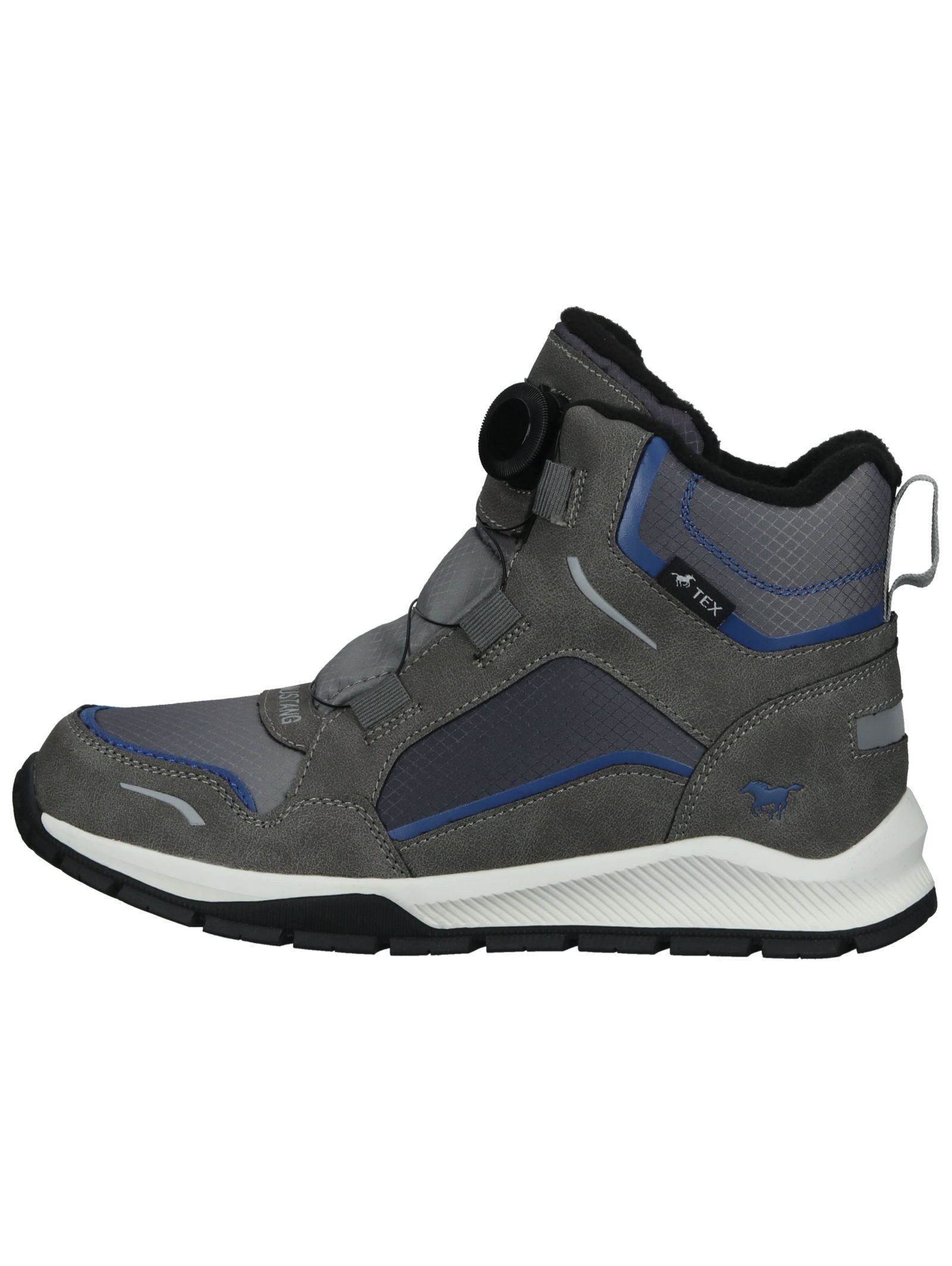 MUSTANG Stiefelette Lederimitat/Textil . Stiefelette (1-tlg)