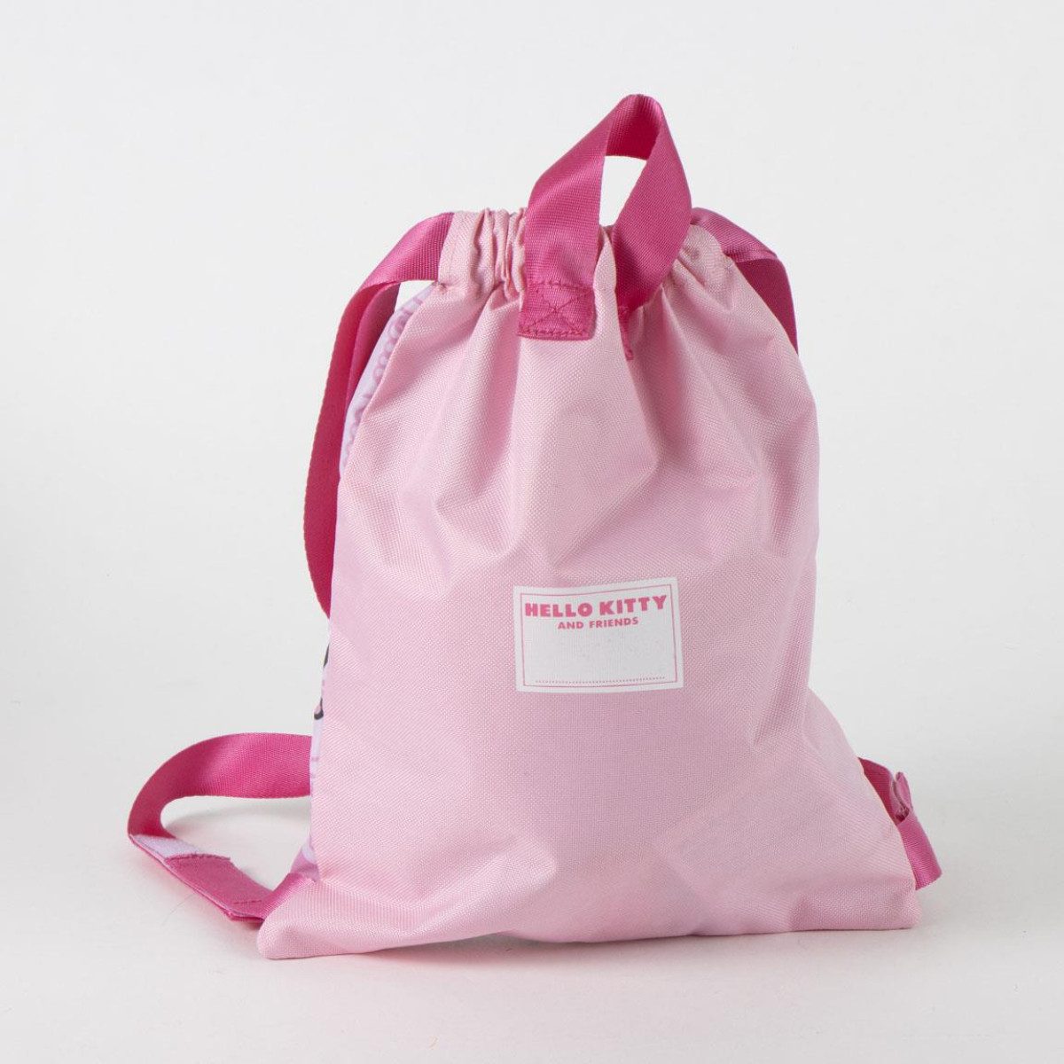 Hello Kitty Turnbeutel Beutel Kinder 25 × 32 cm leichte Tasche mit Fan Motiv für unterwegs (Packung) – Bild 2 von 5