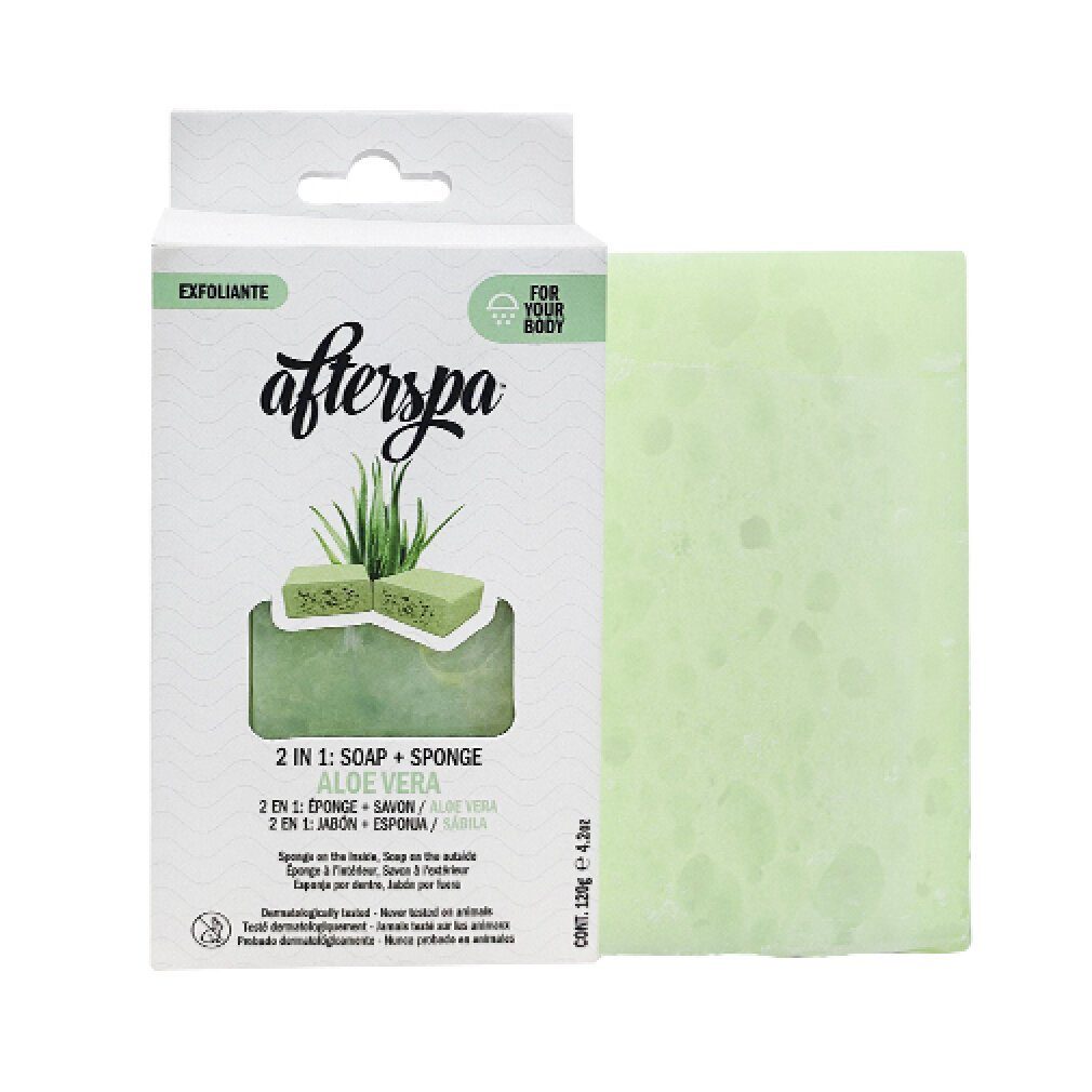 AfterSpa Anti-Aging-Creme AfterSpa Aloe Vera Multifunktions-Seifenschwamm 120 g