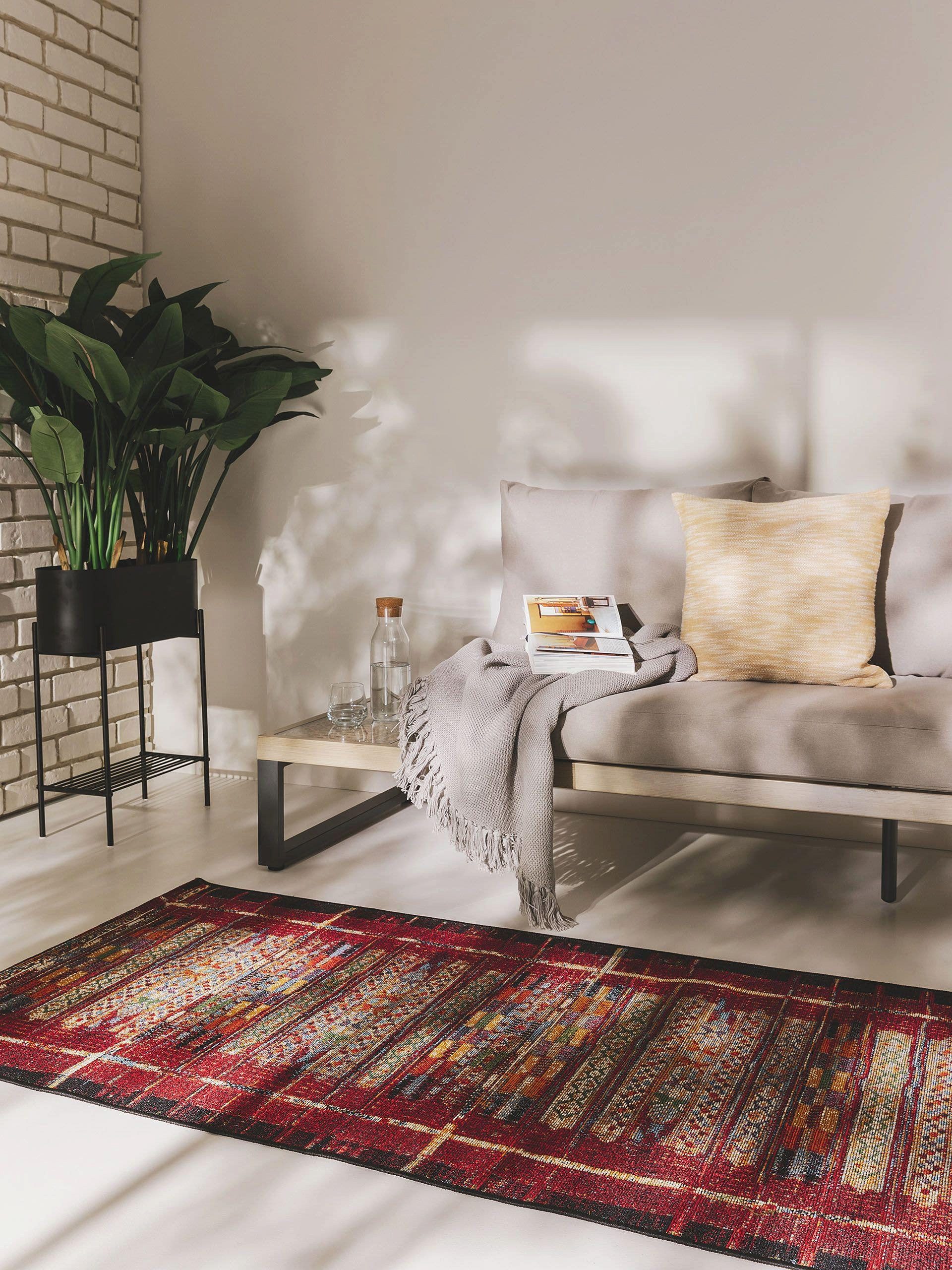 benuta Outdoorteppich Artis, rechteckig, Höhe: 5 mm, In- & Outdoorteppich, Pflegeleicht für Garten, Terrasse, Balkon, Küche