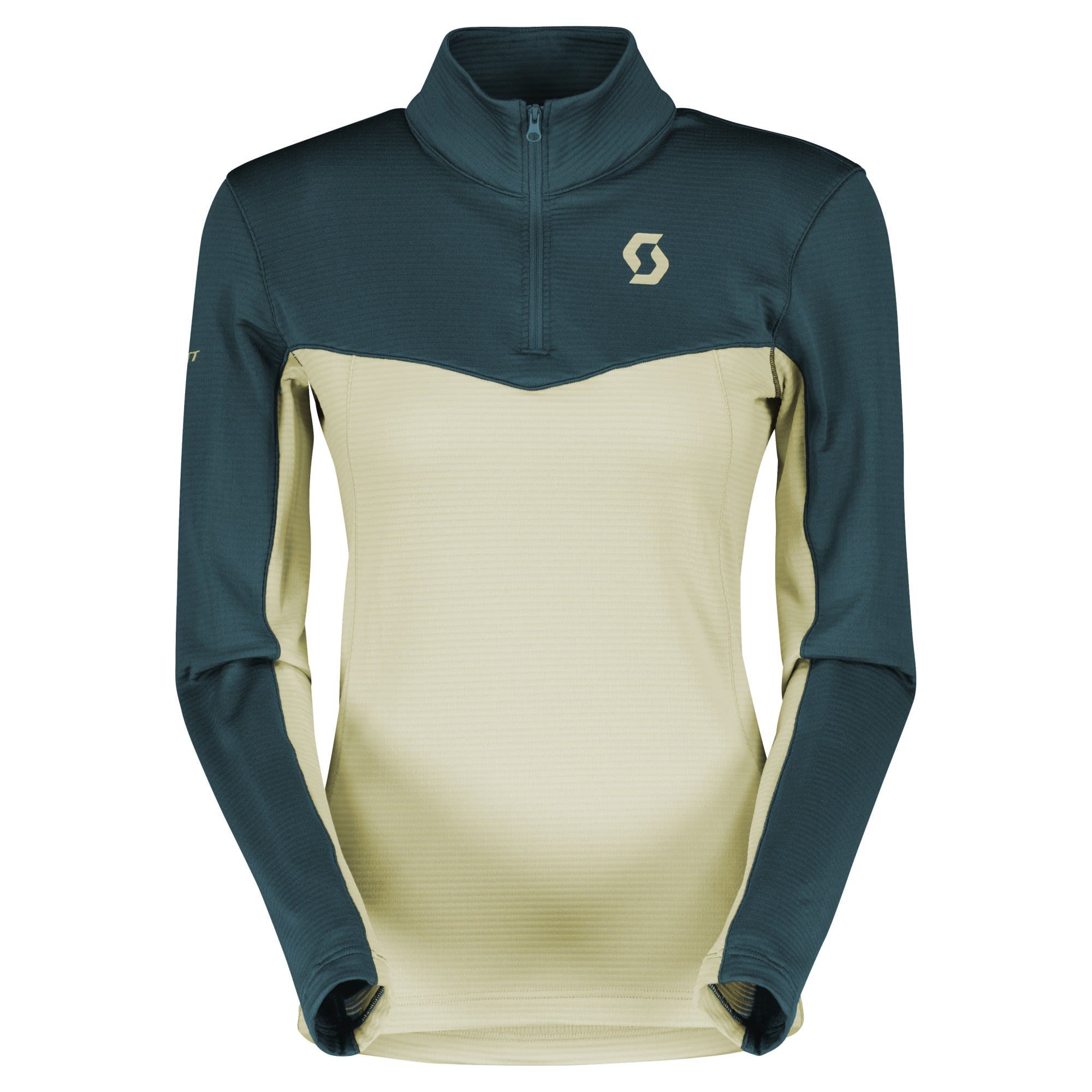 Langarm-Shirt Scott Scott Langarmshirt Defined Pullover Aruba Damen W Yellow Light Pale - Green