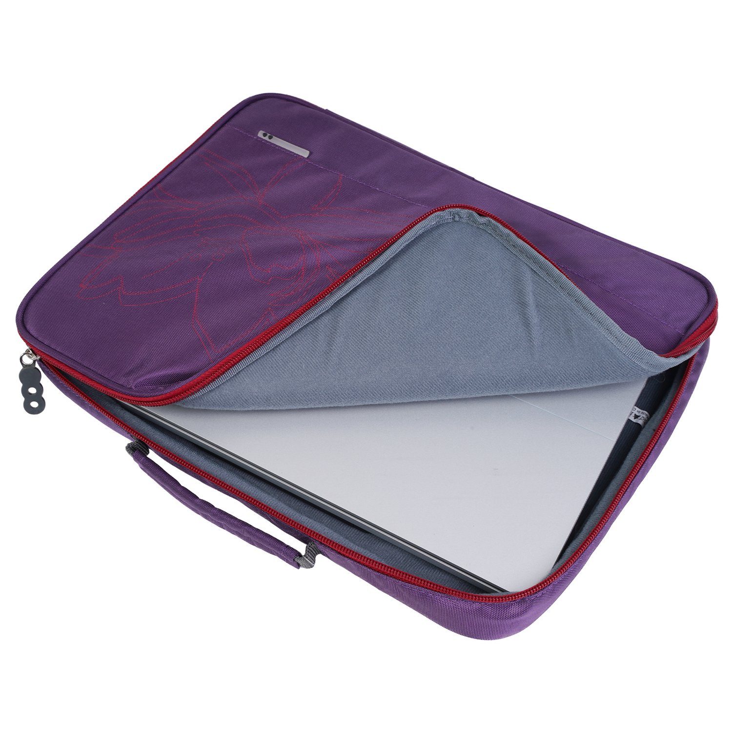 aha Laptoptasche Notebook-Cover Tasche Schutz-Hülle Sleeve Bag, Hülle Handgriff Etui für 13" 13,3" 13,5" 14" 14,1" Zoll Laptop