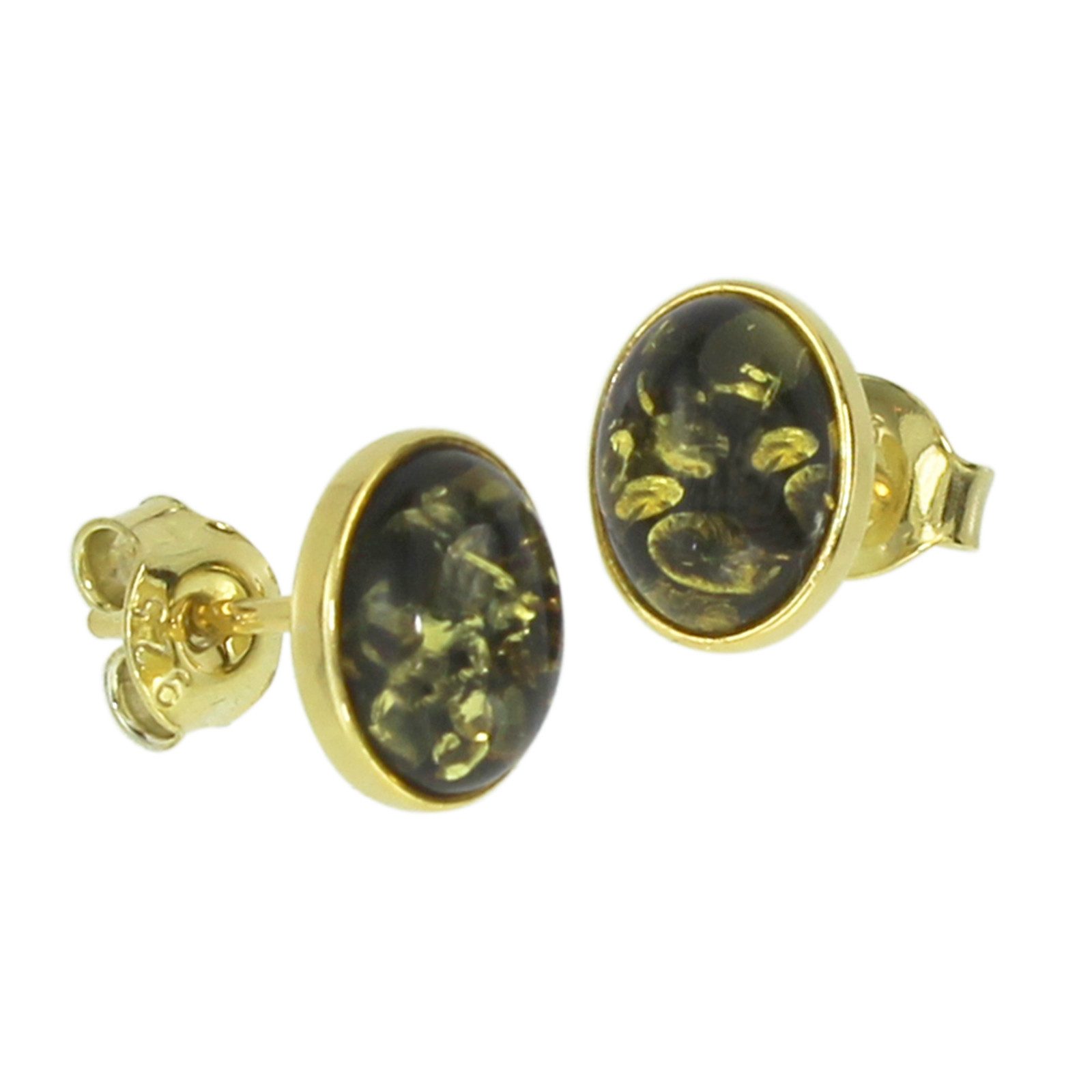 OSTSEE-SCHMUCK Paar Ohrstecker Ostsee-Schmuck Ohrstecker Classic 8 x 6 mm ( günstig online kaufen