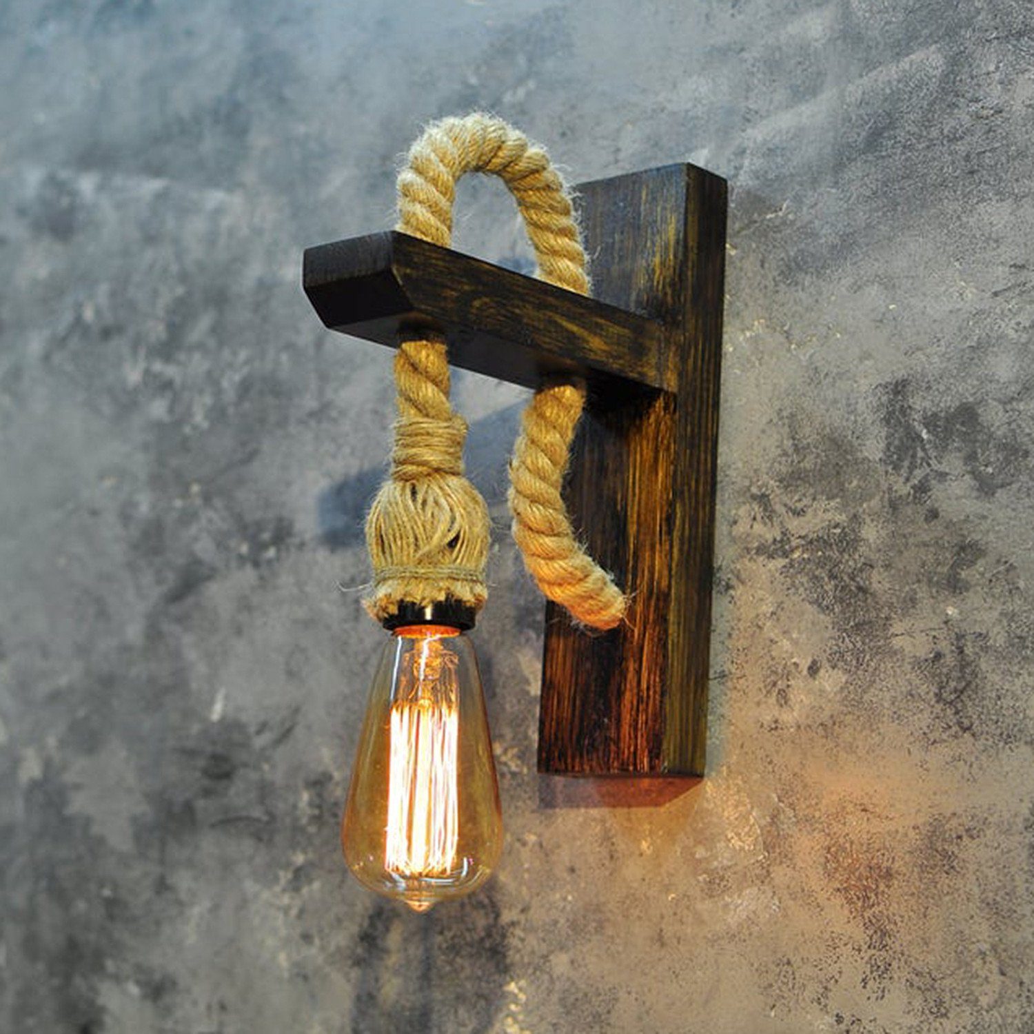 Opviq Wandleuchte 100% SPRUCE WOOD, 30 günstig online kaufen