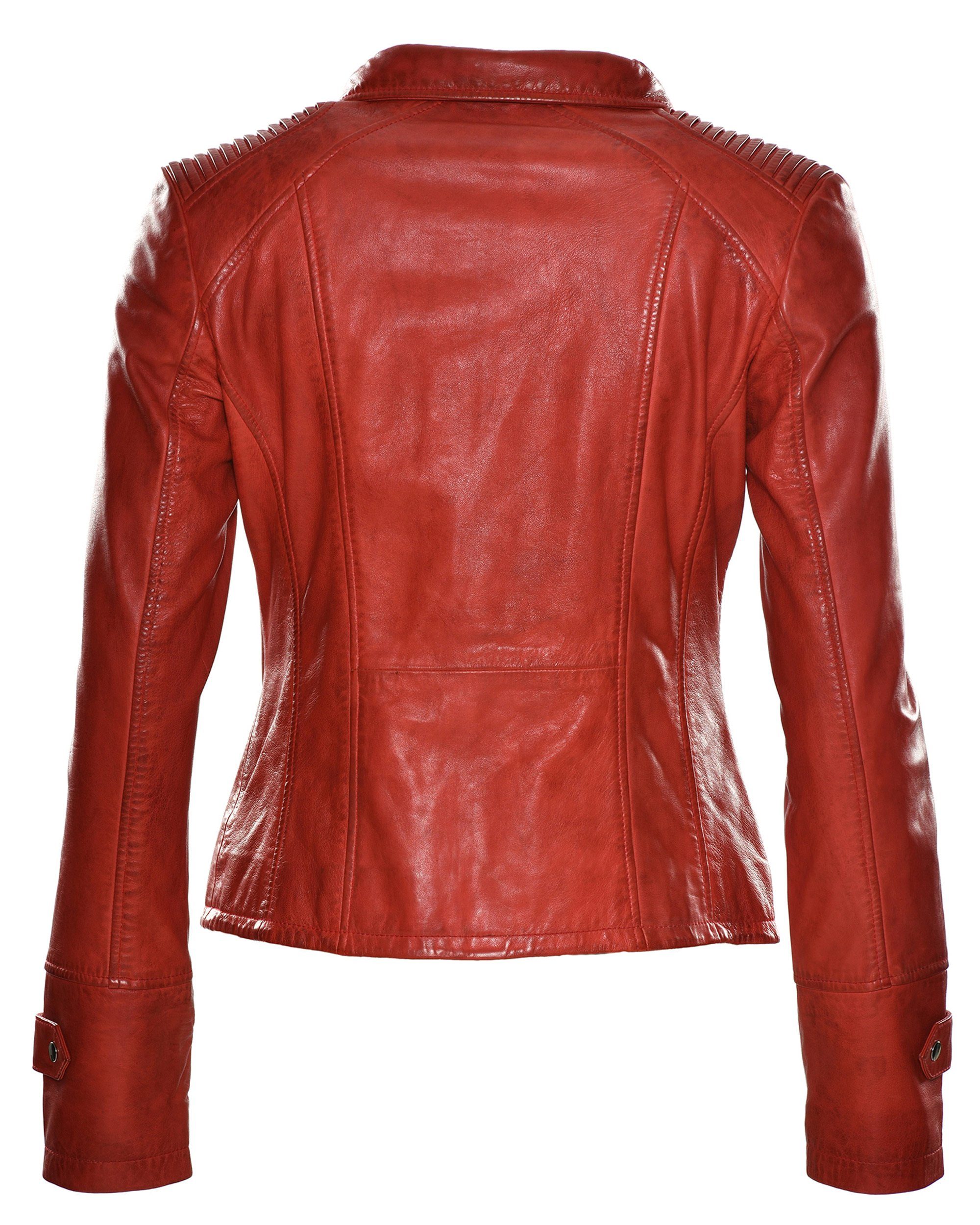 JCC Lederjacke 31020360 red