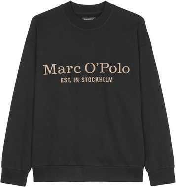 Marc O'Polo Sweatshirt mit großer Label-Stickerei vorne