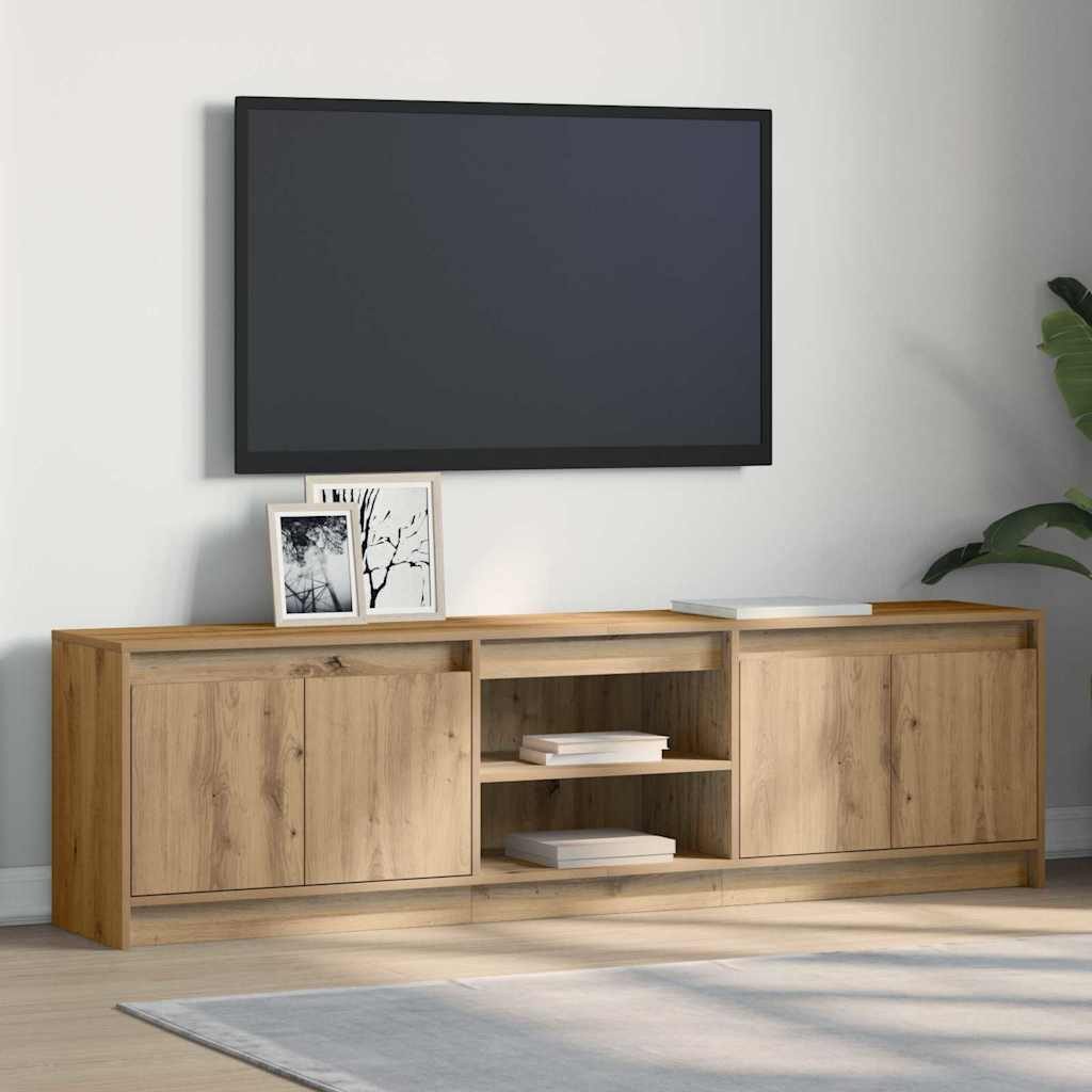vidaXL TV-Schrank 180 x 34 x 50 cm Lowboard Wandboard TV- Schrank TV-Wandschrank Braun 1