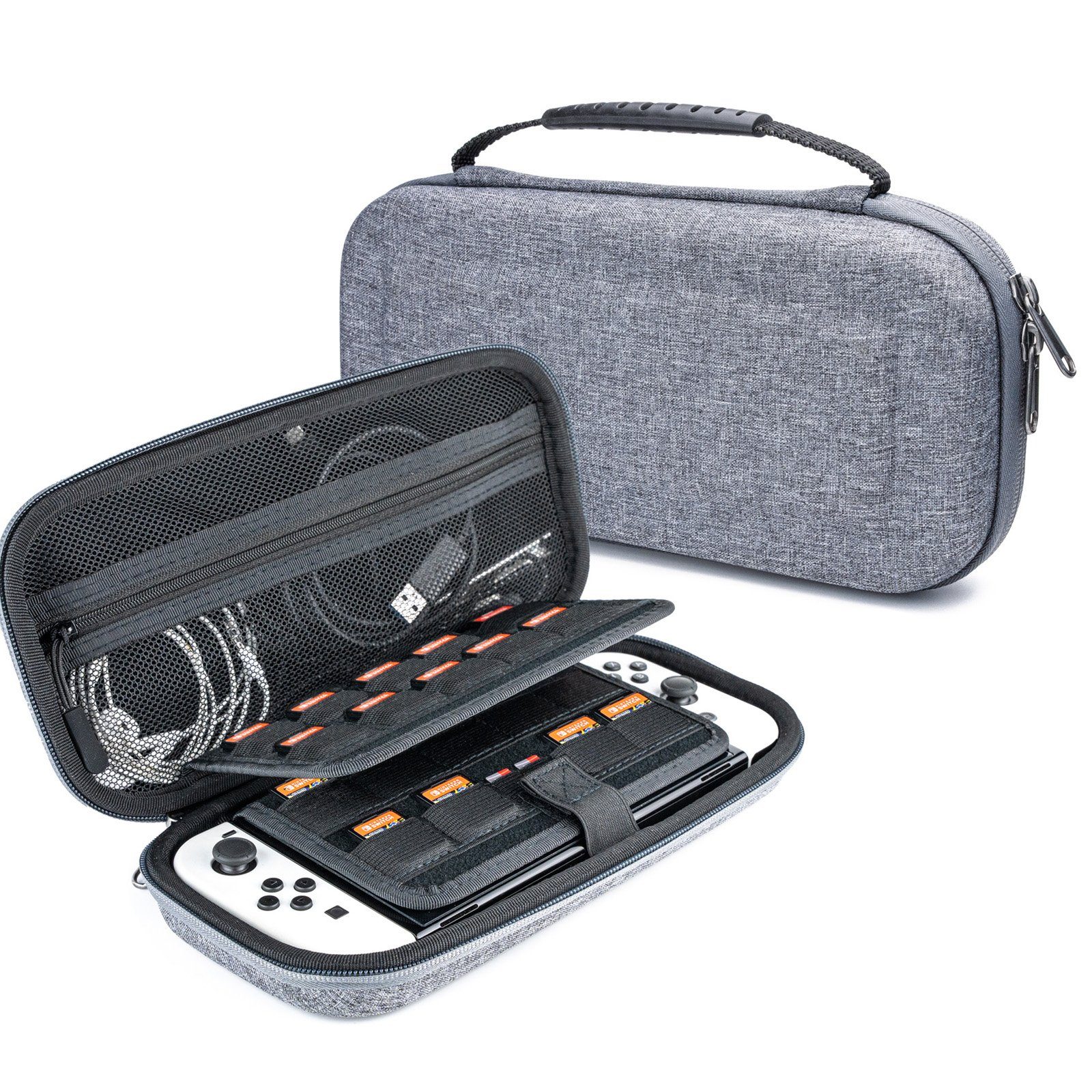 Spielekonsolen-Tasche Reise kompatibel mit Nintendo Switch Nintendo-Controller