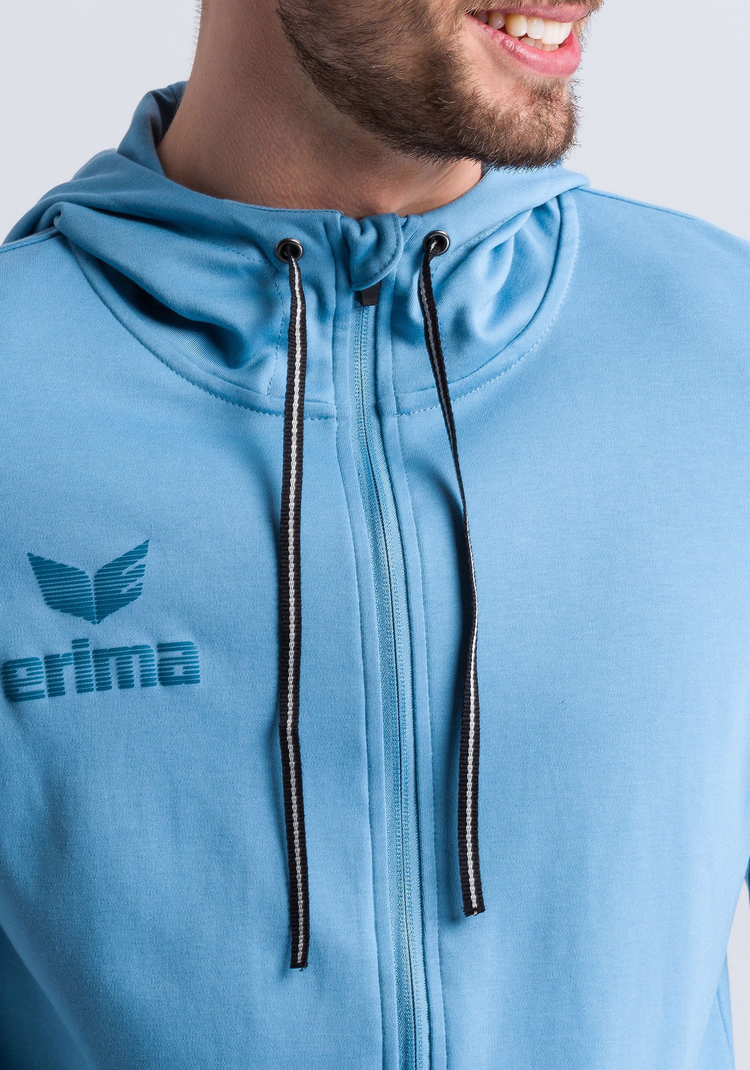 Erima Sweatjacke Herren Essential Kapuzensweatjacke