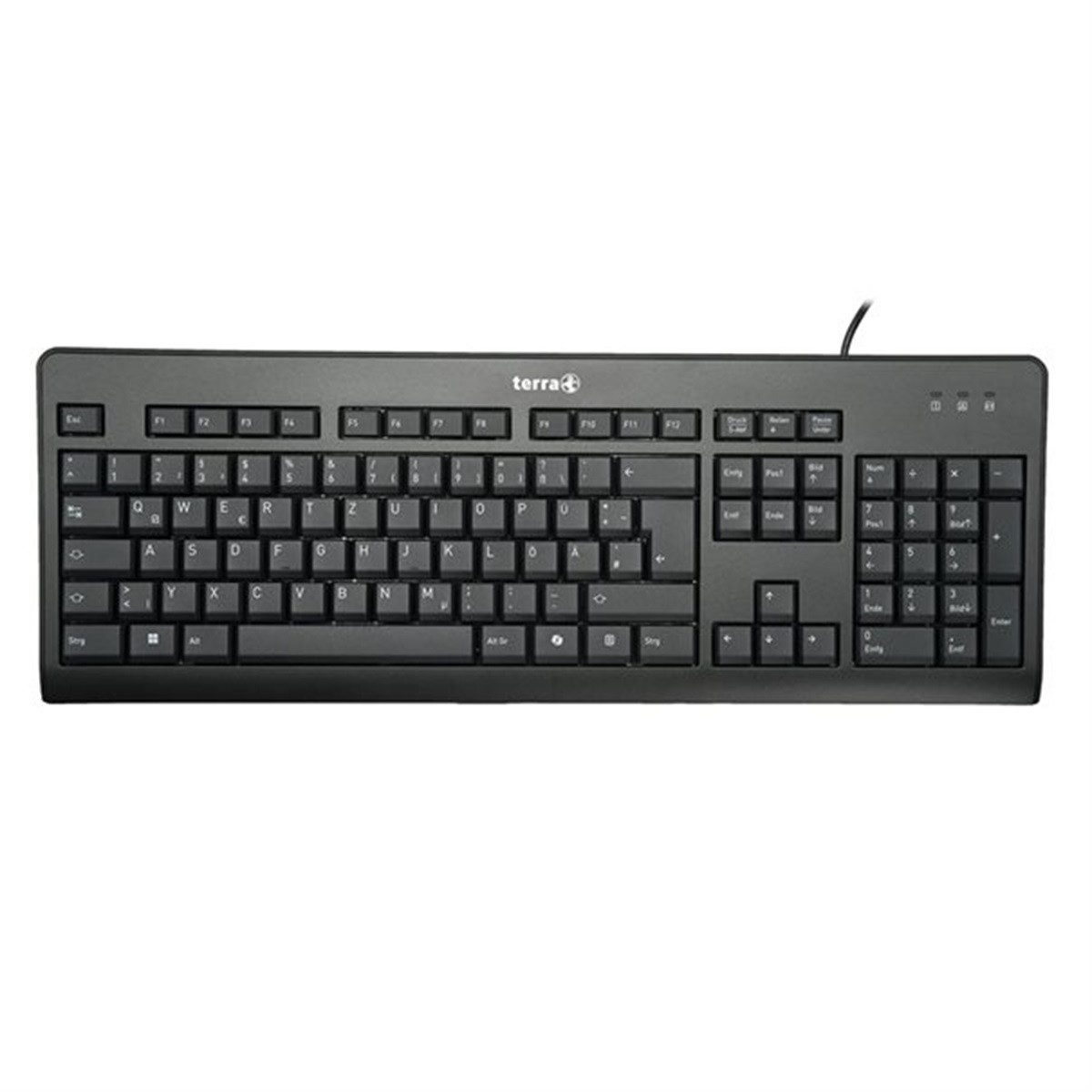 TERRA Keyboard 1500 Corded USB black USB-Tastatur