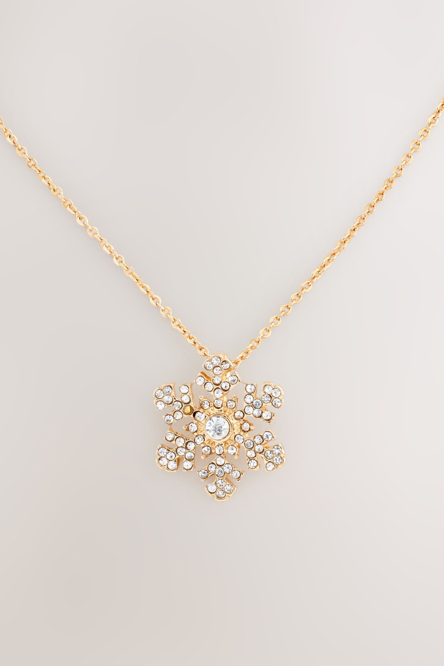 Next Kette mit Anhänger Weihnachtliche Halskette mit Schneeflocke (1-tlg) günstig online kaufen