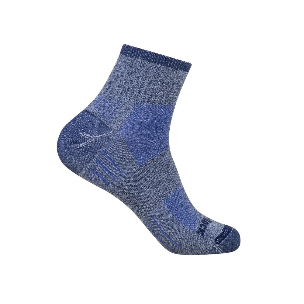 Wrightsock Wandersocken Quarter Escape (extra Frottee-Polsterung, knöchelhoch, mitteldick)