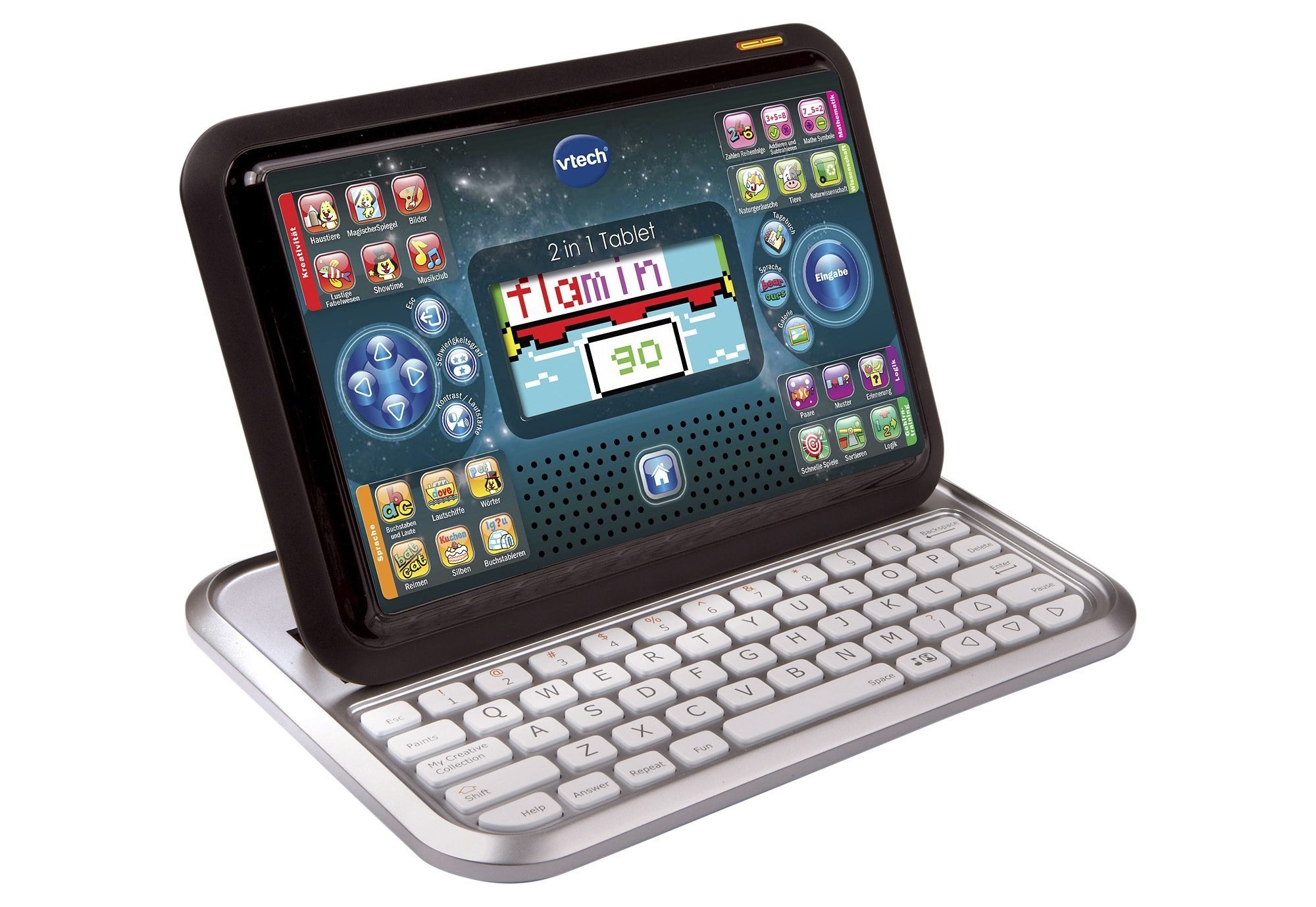grenzenlos Vtech® Kindercomputer School Tablet Go, blau/schwarz & 1 2 in
