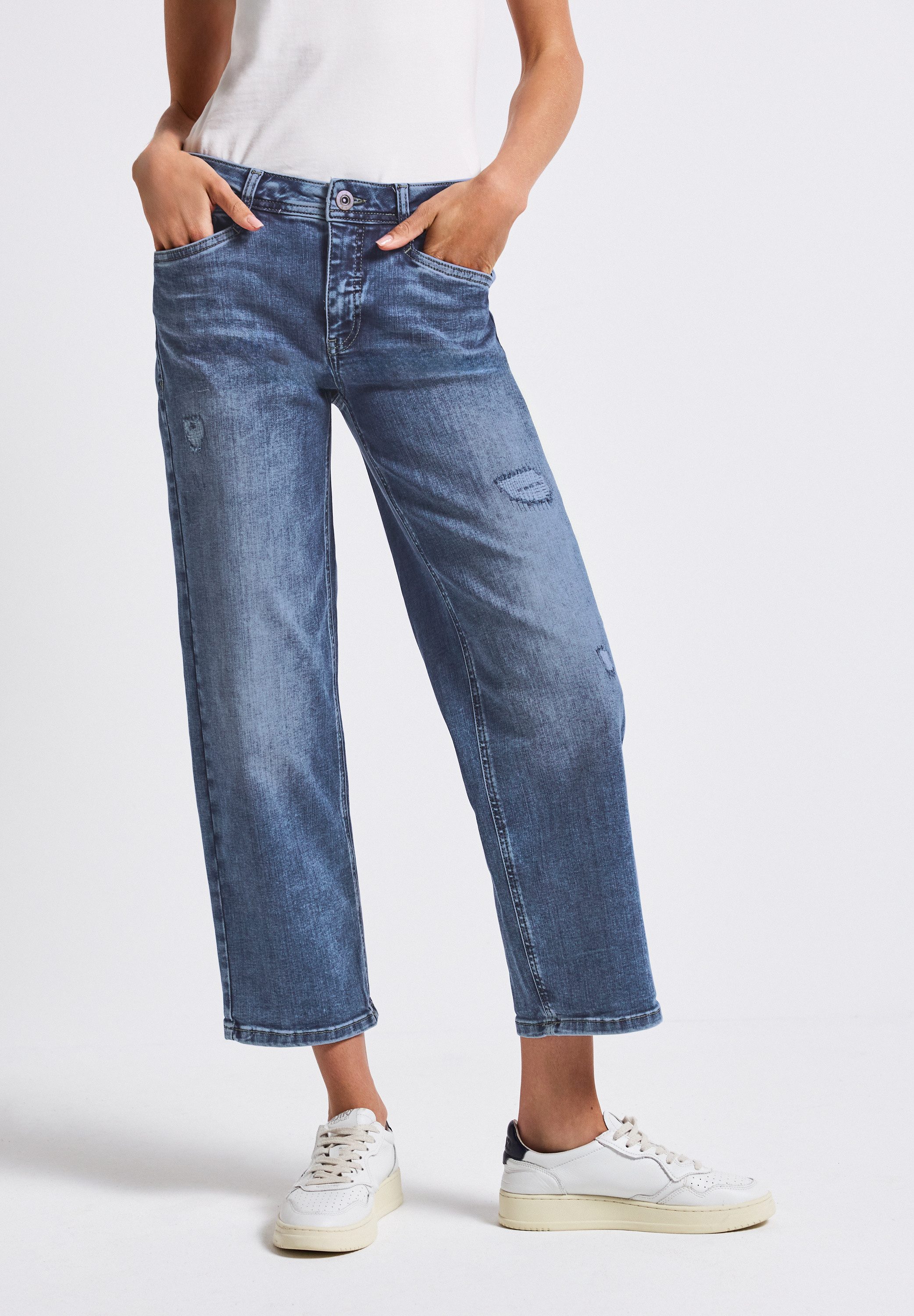 STREET ONE Comfort-fit-Jeans Middle Waist günstig online kaufen