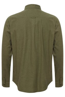 Blend Langarmhemd Weiches Freizeithemd Denim Knopf Shirt Einfarbig BH Bugley 6642 in Grün