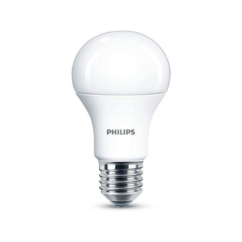 Philips LED-Leuchtmittel Philips LED E27 Warmweiß E27, 1055lm A60 10,5W = Warmweiß WarmGlow 2700K 75W DIMMBAR