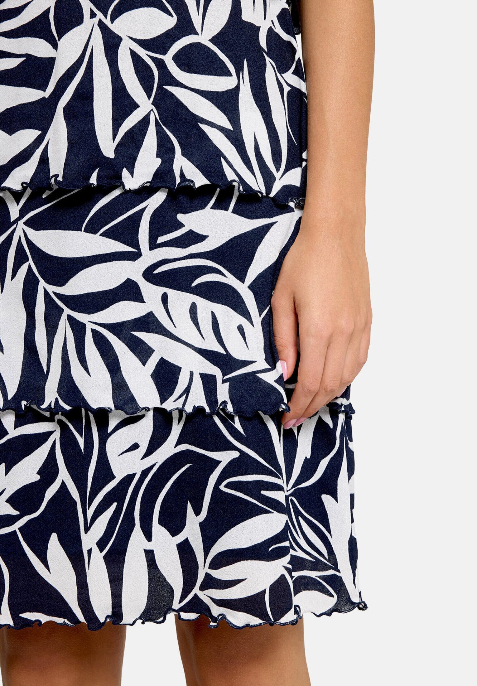 Betty Barclay Sommerkleid Damen mit U-Boot-Ausschnitt Druck