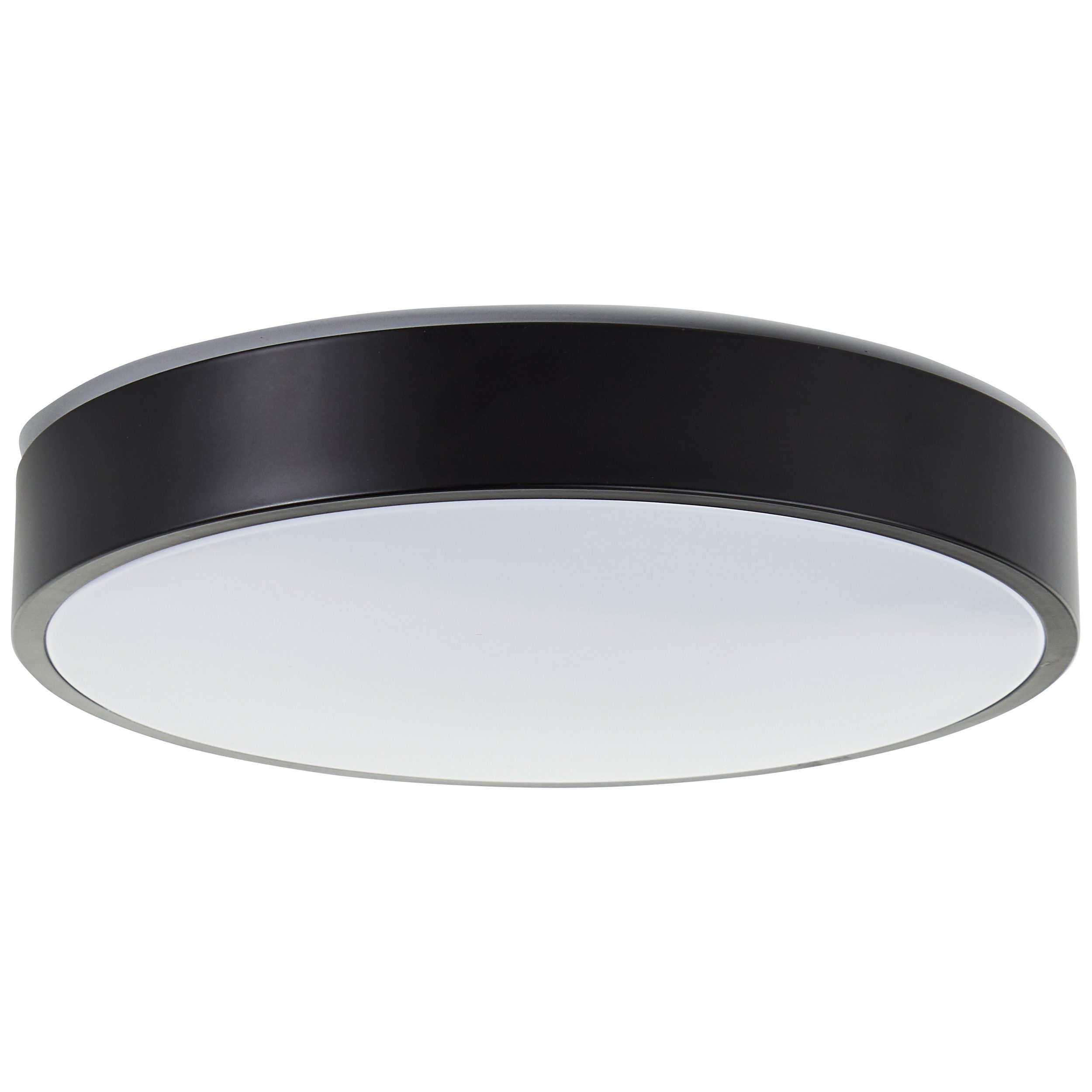 Brilliant LED Deckenleuchte Vadin, CCT - über Fernbedienung, Dimmfunktion, Farbwechsel, Nachtlichtfunktion, Timerfunktion, LED fest integriert, RGB, warmweiß - kaltweiß, Tuya App steuerbar, 33 cm, RGB, 2300 lm, dimmbar, 3000-6500 K, schwarz