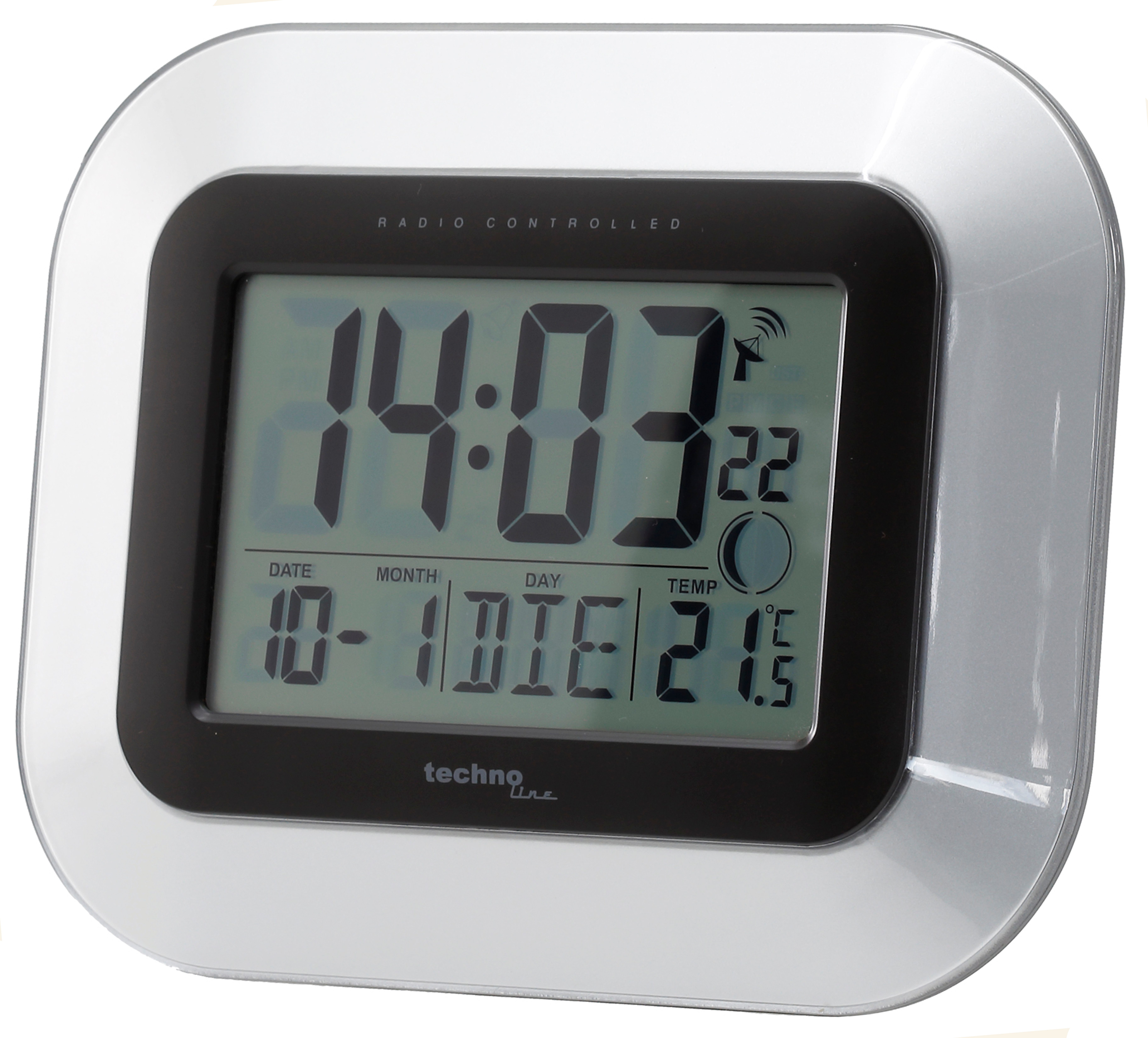 technoline Funkwanduhr WS 8005 (mit Temperaturanzeige)