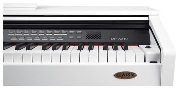 Classic Cantabile Digitalpiano DP-A 310 E-Piano - 88 Tasten mit Hammermechanik, 500 Voices, USB, Begleitautomatik, Aufnahmefunktion