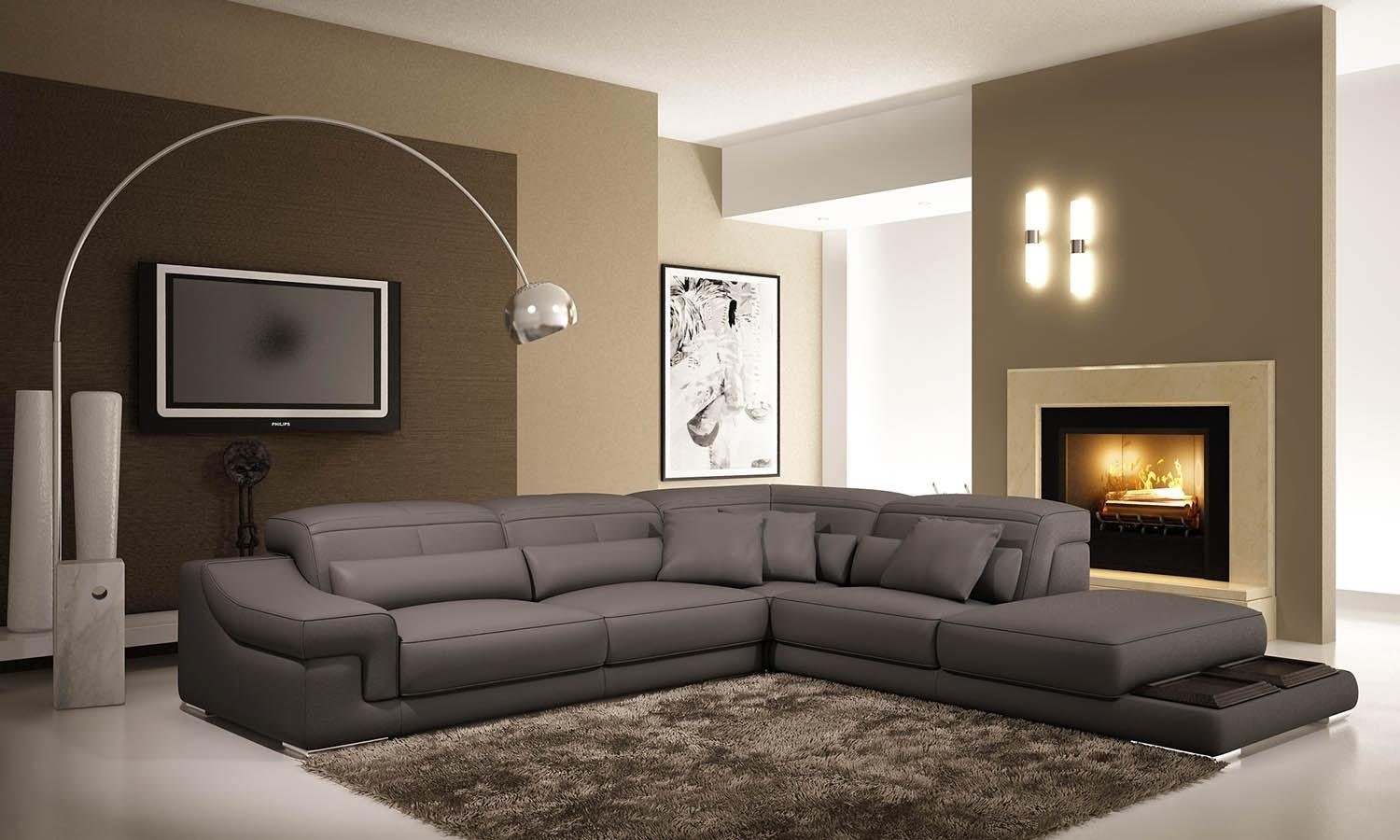 JVmoebel Ecksofa, Ecksofa Ecksofa Couch L-Form Polster Sofa Textil Design Sofas Leder