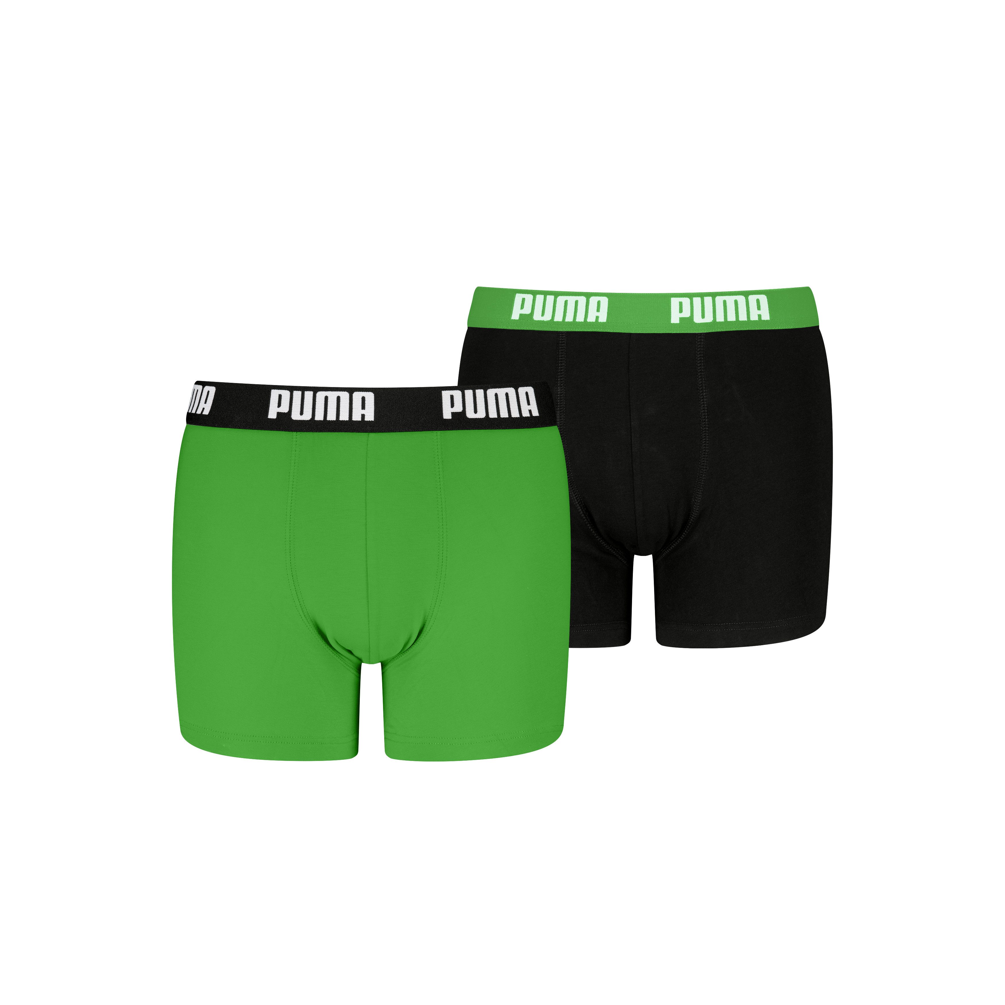 PUMA Boxershorts PUMA BOYS EVERYDAY BASIC BOXERS (2er Pack) Komfortabler Logobund, ohne Eingriff