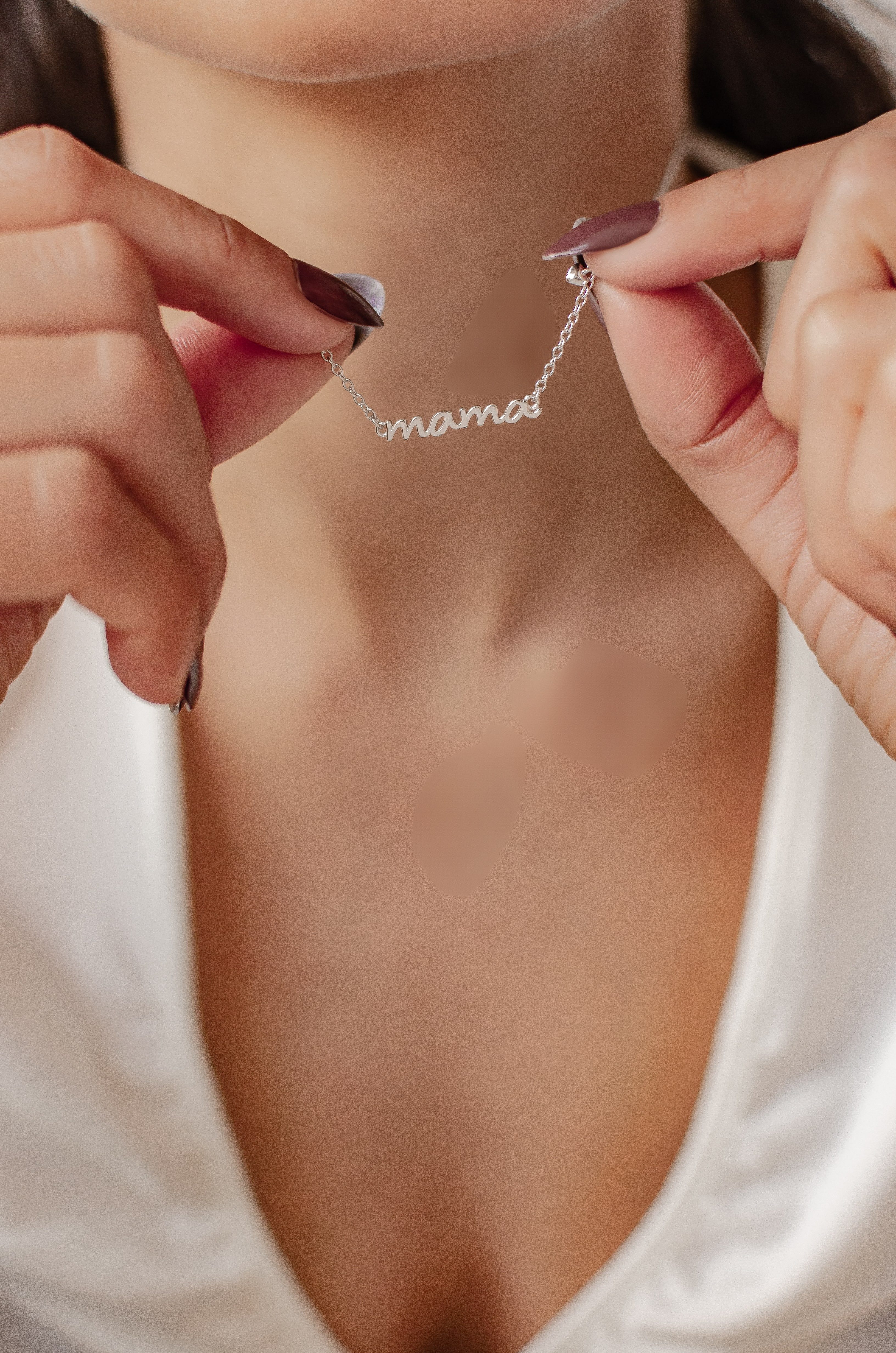 Hey Happiness Kette mit Anhänger Mama & Herzen, Muttertag Halskette, Damen günstig online kaufen