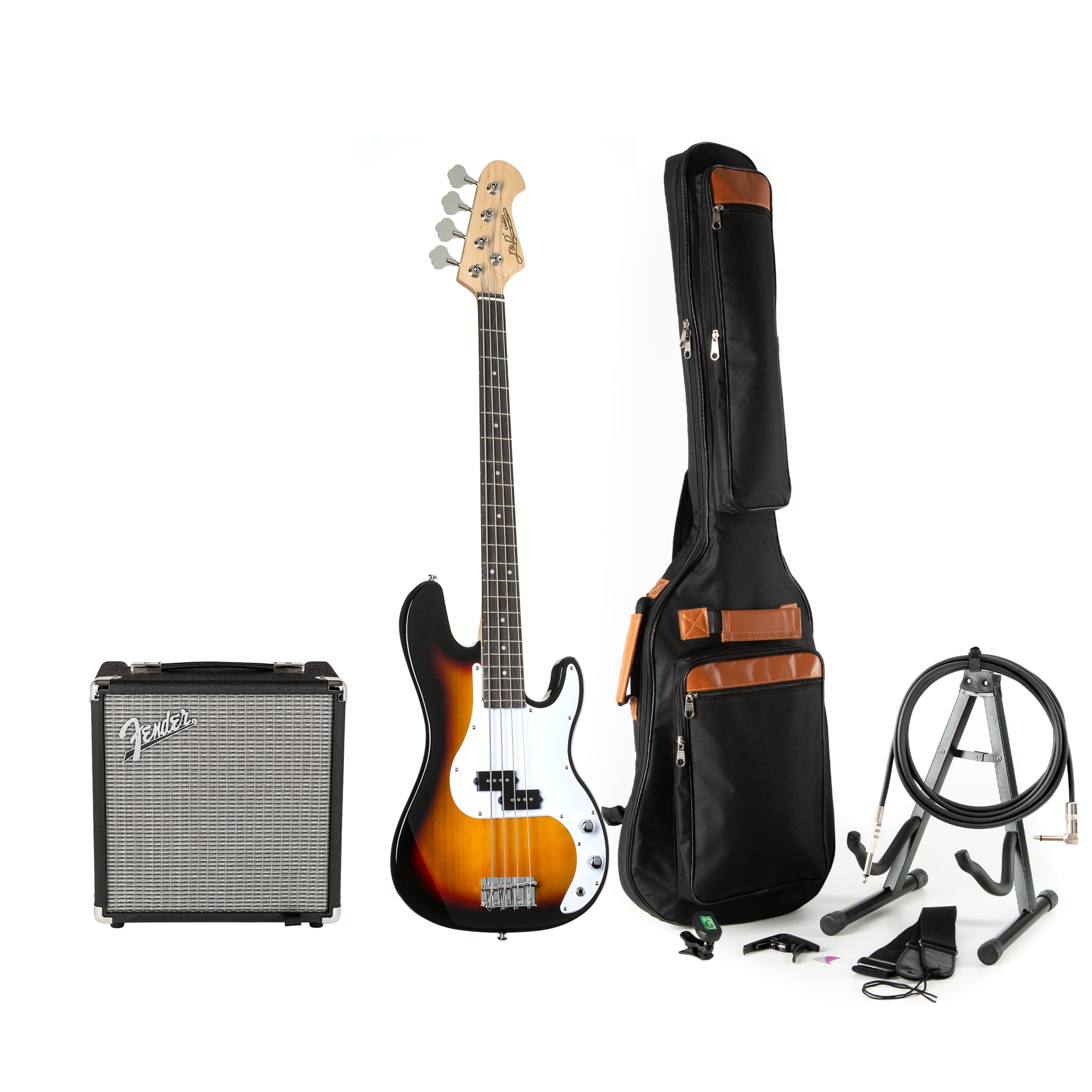 J & D E-Bass, E-Bässe, Bass-Sets, PB 3TS + Rumble 15 - Pack basse électrique-Set