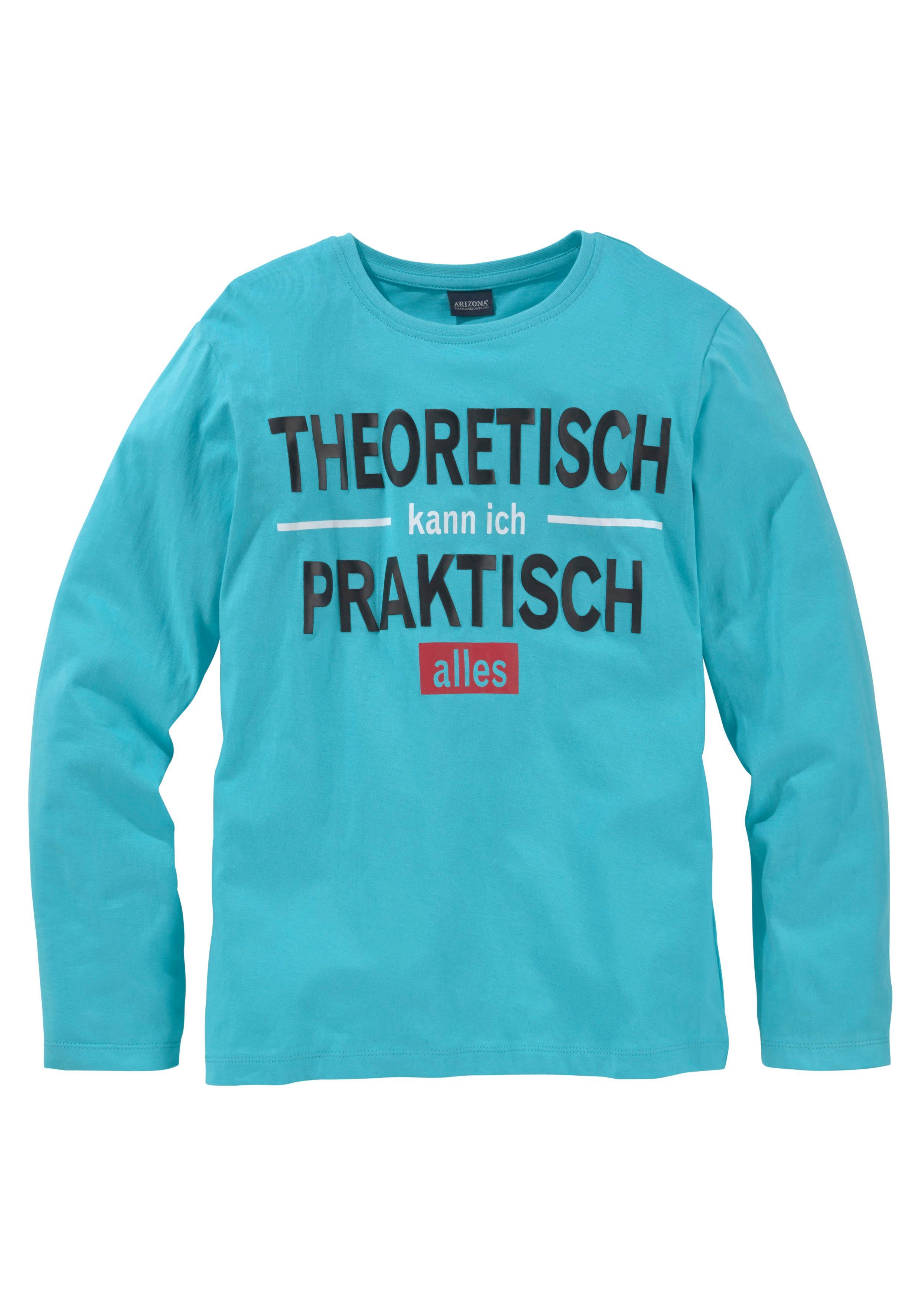 Langarmshirt THEORETISCH KANN ICH PRAKTISCH ALLES
