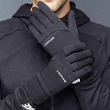 Alster Herz Fahrradhandschuhe Fahrrad Handschuhe Winter Touchscreen Lightweight, A0211 in sportlichem Design, atmungsaktiv