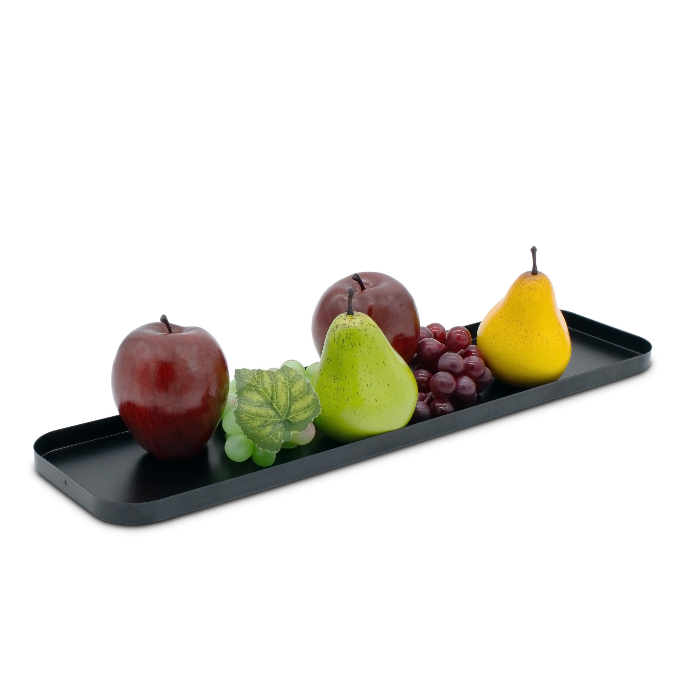 Spetebo Dekotablett Kerzentablett 50 x 13 cm schwarz (Artikel, 1 St., Servi günstig online kaufen