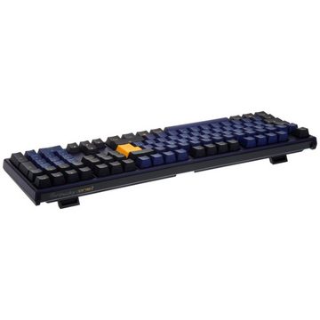 Ducky ONE 2 Horizon Gaming-Tastatur (MX-Blue Switches, deutsches Layout, QWERTZ, Blau / Schwarz)