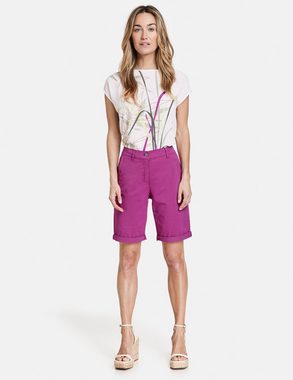 GERRY WEBER 7/8-Hose Shorts mit gekrempeltem Saum