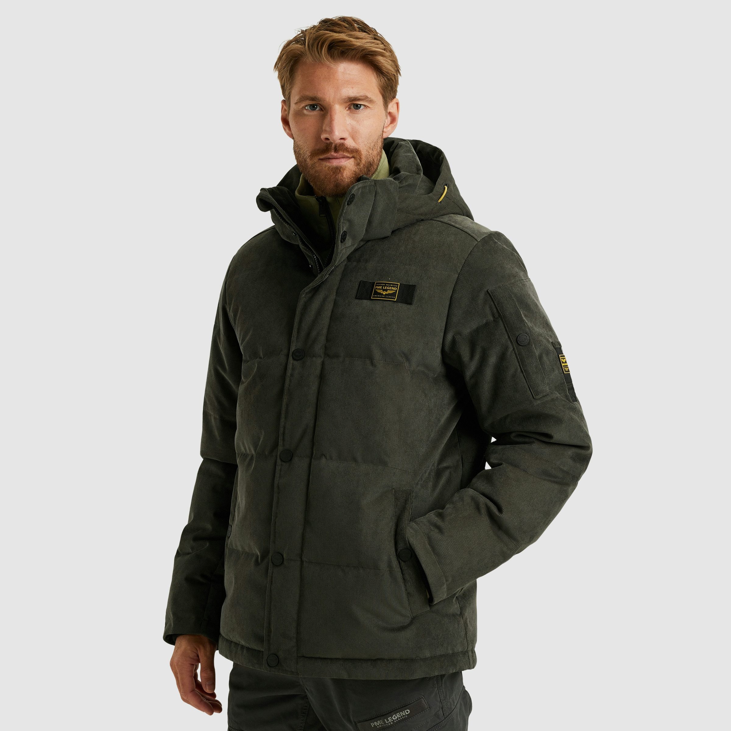PME LEGEND Cordjacke GOBBLER Ärmelabschluss mit Windstopper günstig online kaufen