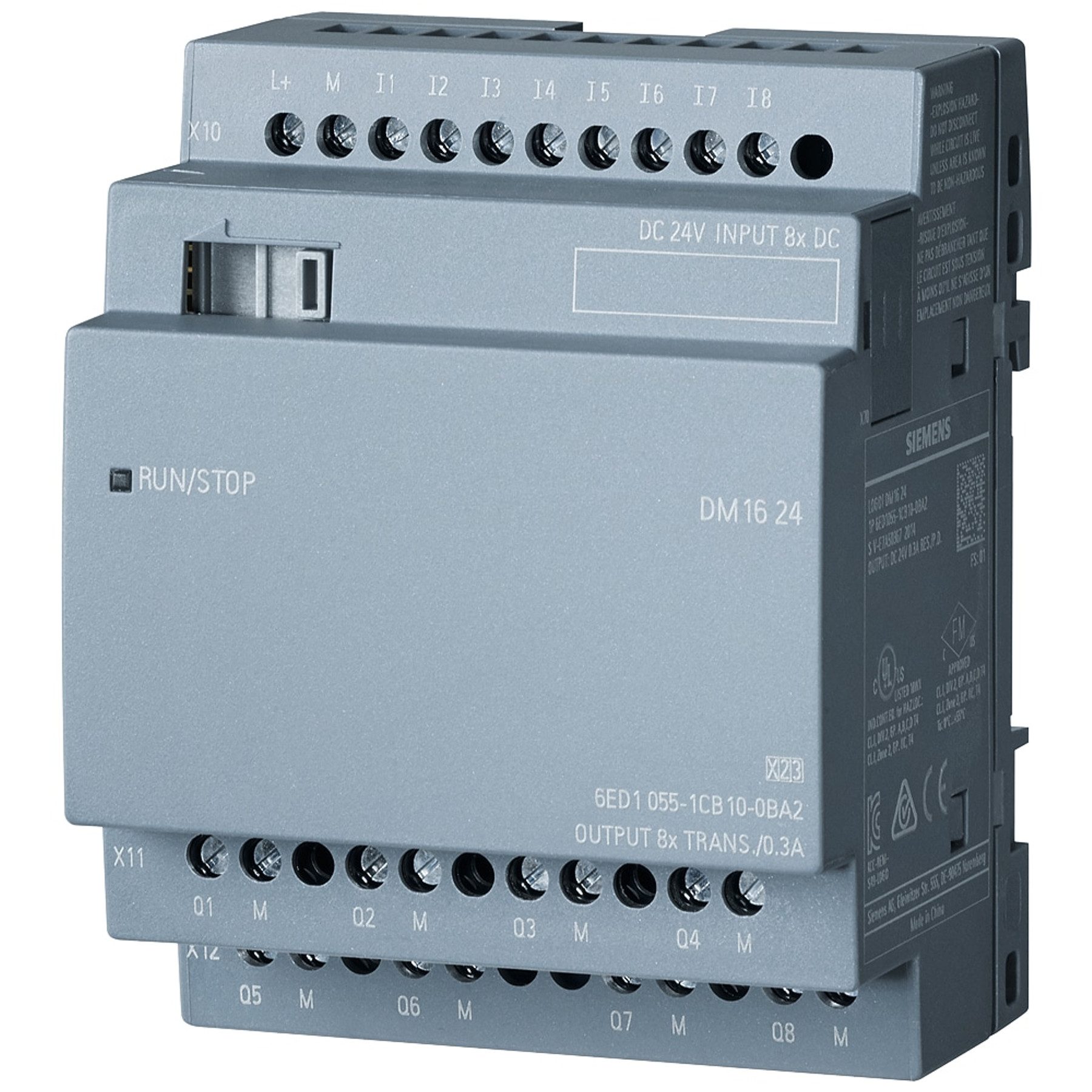 SIEMENS Relais-Modul SIEMENS SPS-Erweiterungsmodul LOGO! DM16 24, 6ED1055-1CB10-0BA2