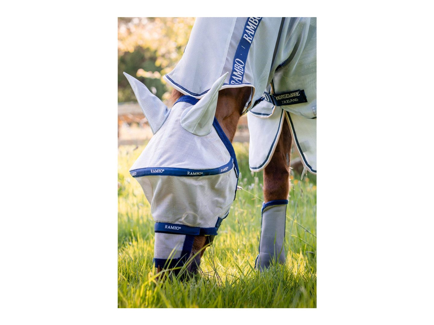 Horseware Fliegenmasken Fliegenmaske Rambo Flymask Plus non treated von Horseware