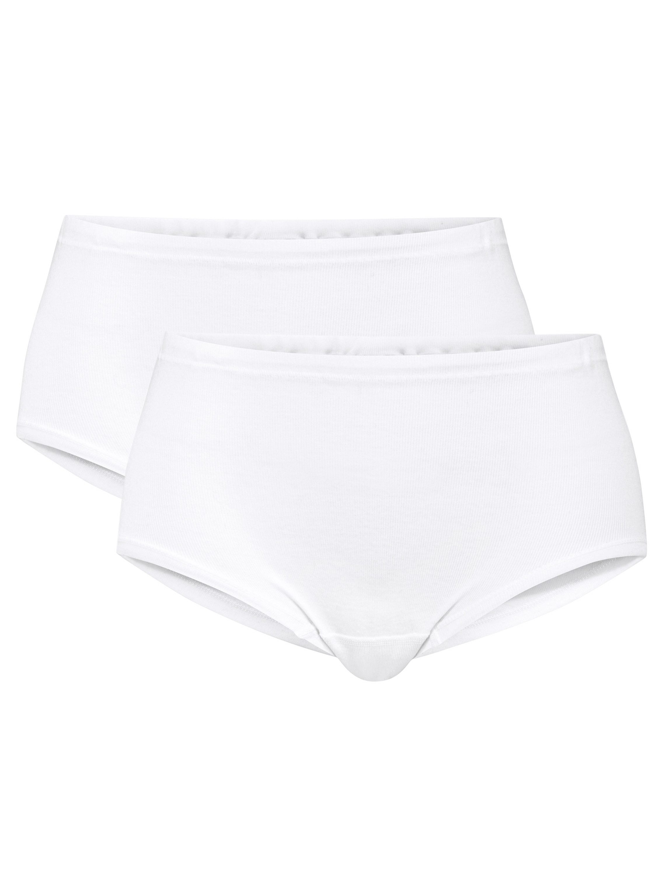 CALIDA Taillenslip Iconics Damen (2-St., 2er-Pack) weiche Baumwolle und hoher Schnitt