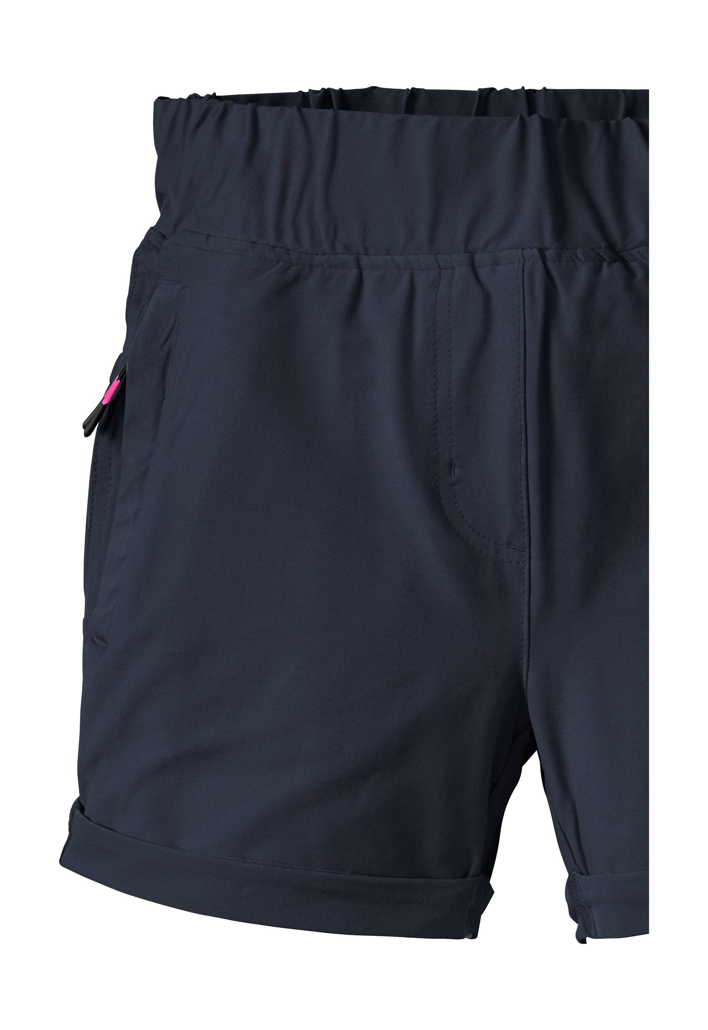Killtec Shorts KOS 131 GRLS SHRTS Elastische Mädchen-Shorts mit Taschen und reflektierenden Details