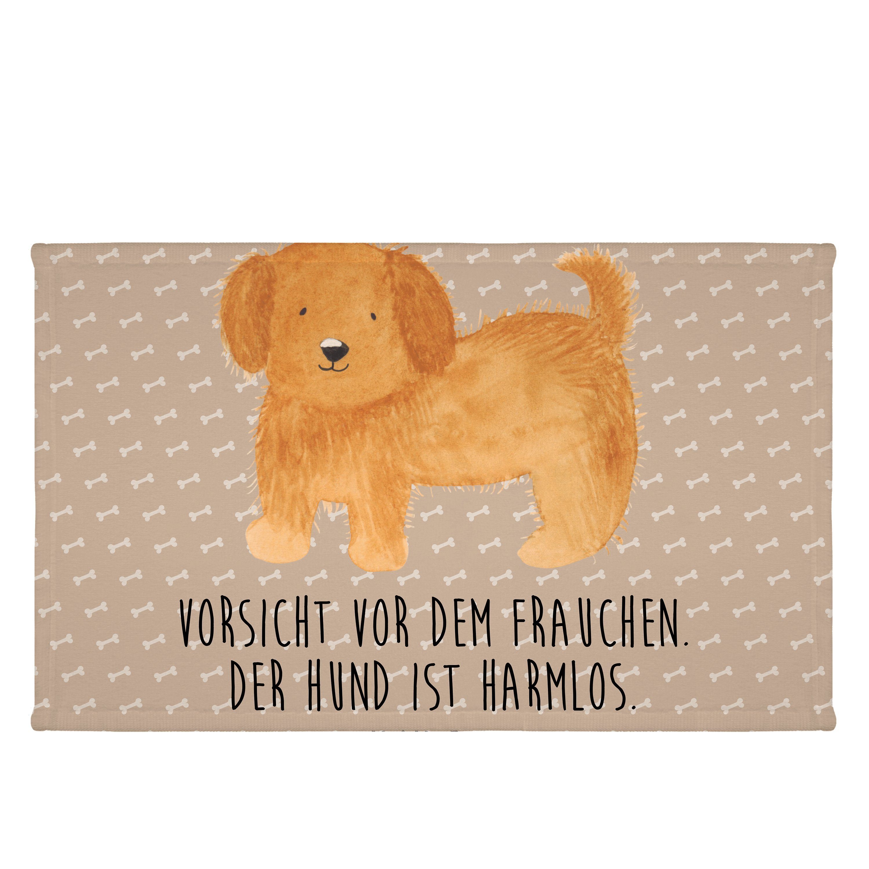 Mr. & Mrs. Panda Handtuch Hund flauschig - Hundeglück - Geschenk, süß, Hundebesitzer, Gästetuch, (1-St)