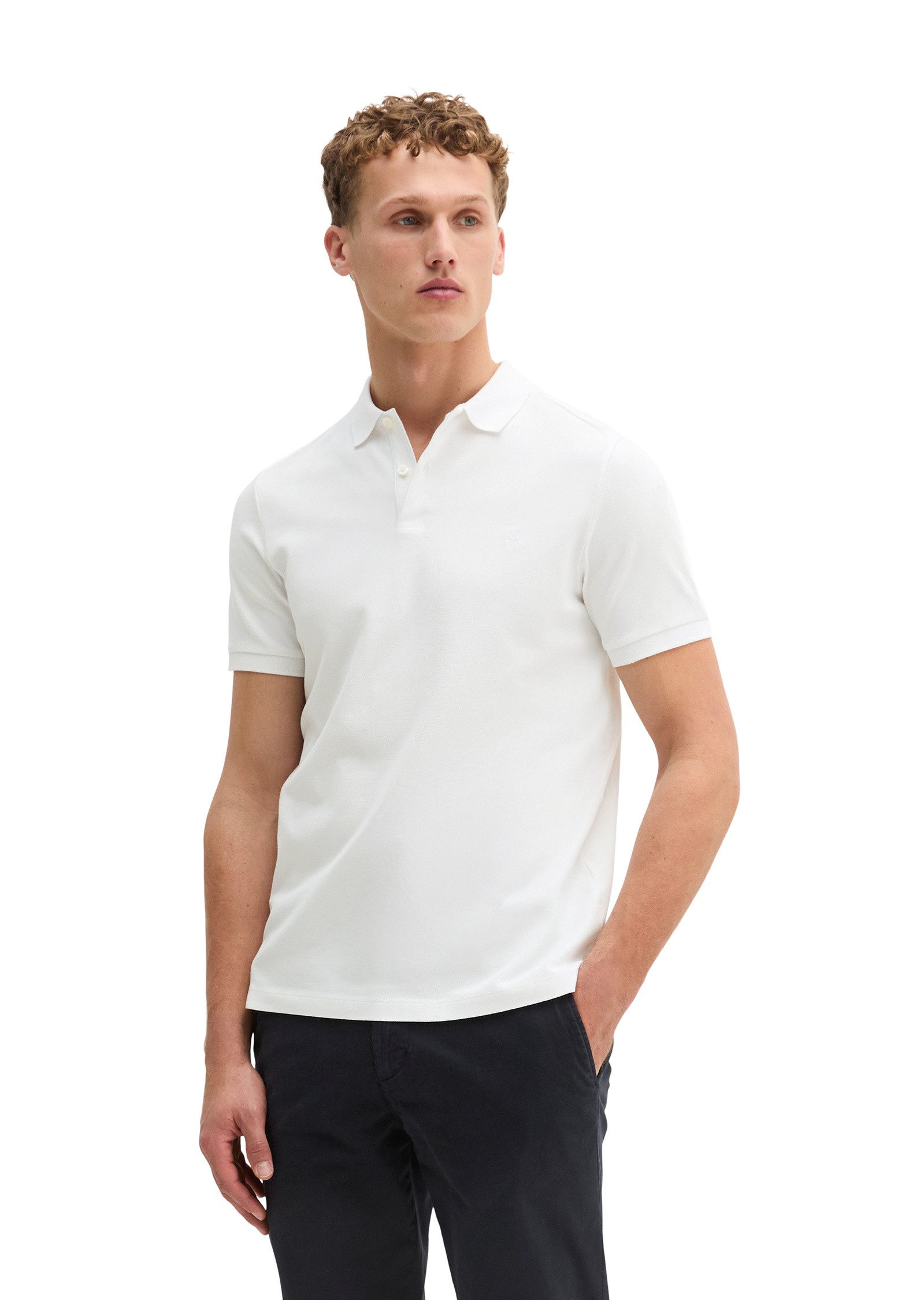 Marc O'Polo Poloshirt aus Organic Cotton-Stretch günstig online kaufen