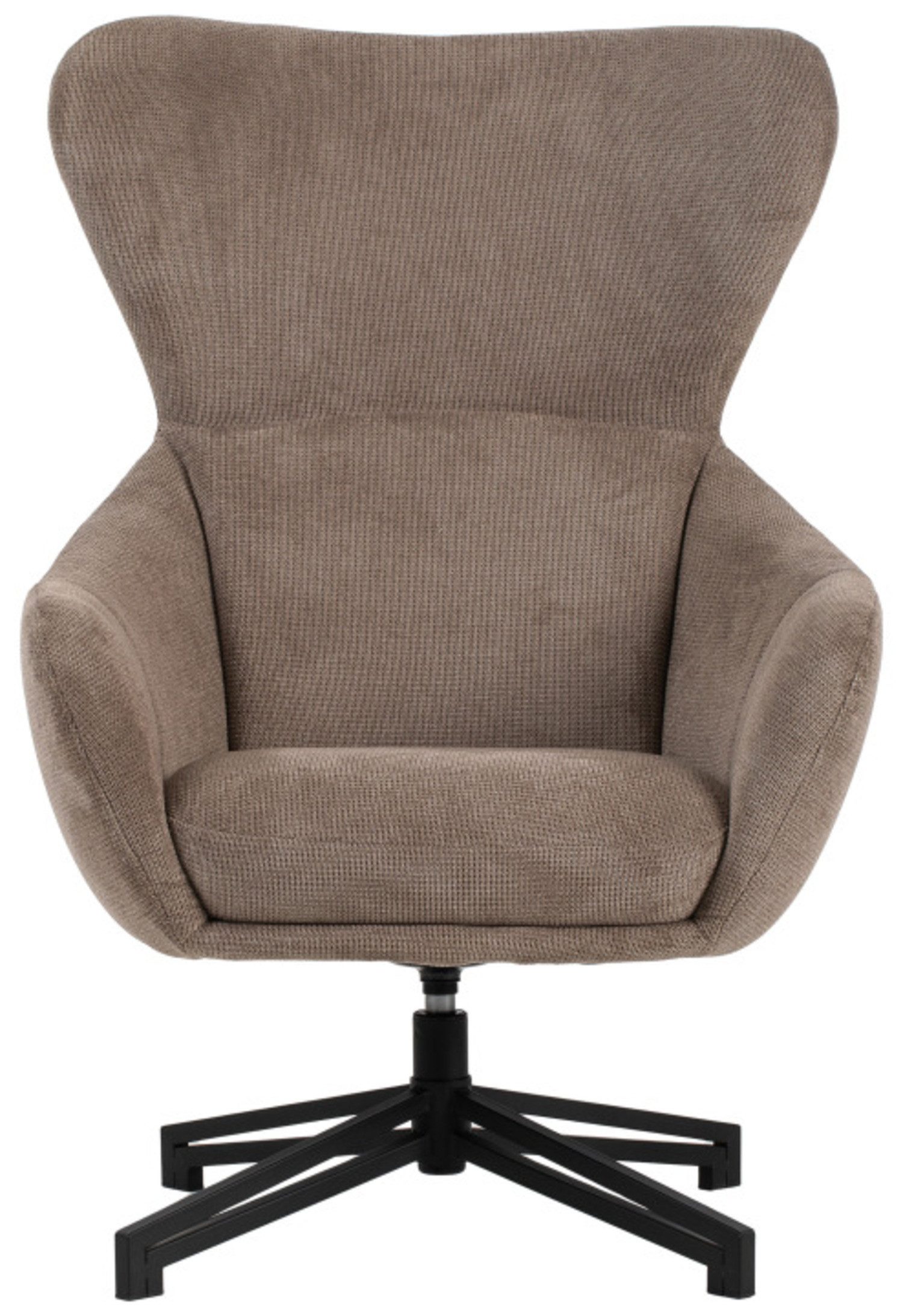 MR.DEKO Esszimmersessel Marconia drehbar Кресла, Lesesessel gepolstert (Sessel in verschiedenen Farben, zur Selbstmontage geliefert), Mit Armlehnen, geschlossener Rückenlehne & stabilem Sternenfuß