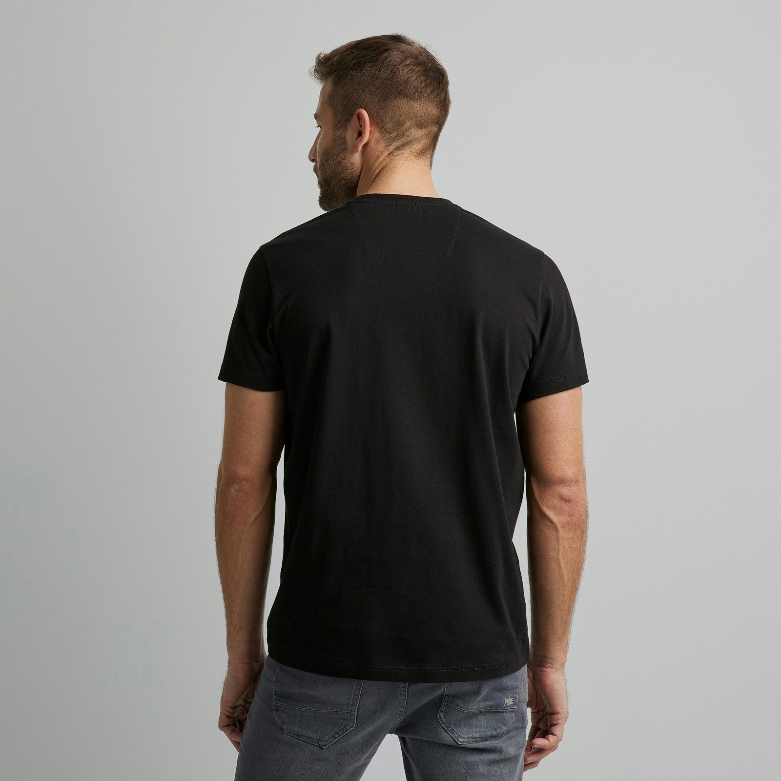 PME LEGEND T-Shirt mit Logobadge