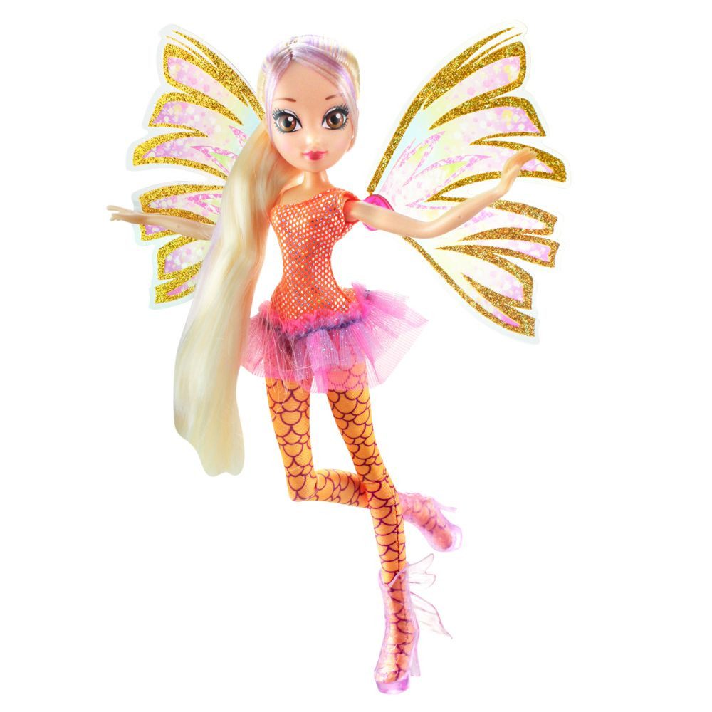 Winx Club Anziehpuppe Stella Sirenix Fairy Puppe Winx Club Fee 28 cm My Fairy Friend