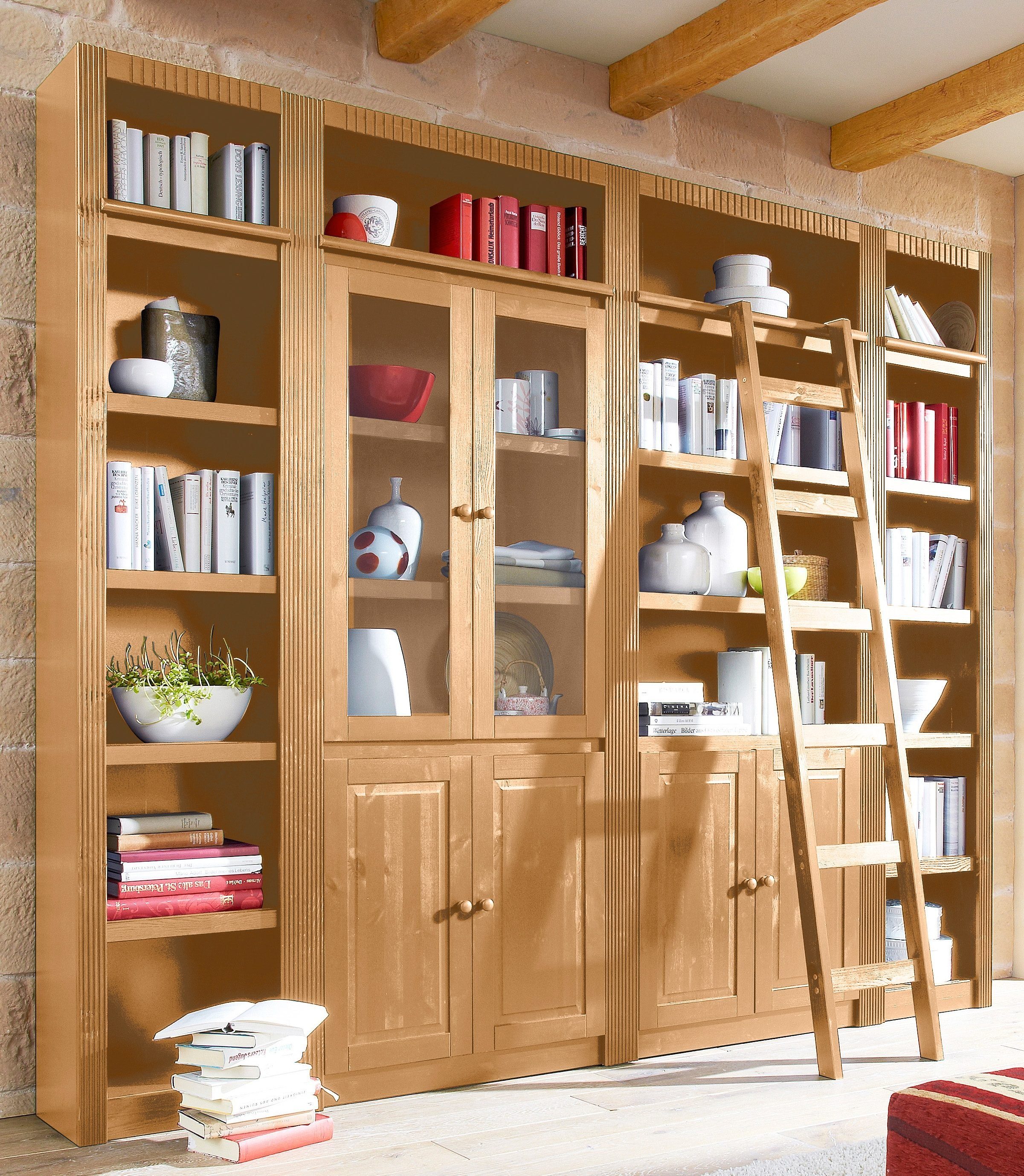 Home affaire Bücherwand Bergen, aus massivem günstig online kaufen