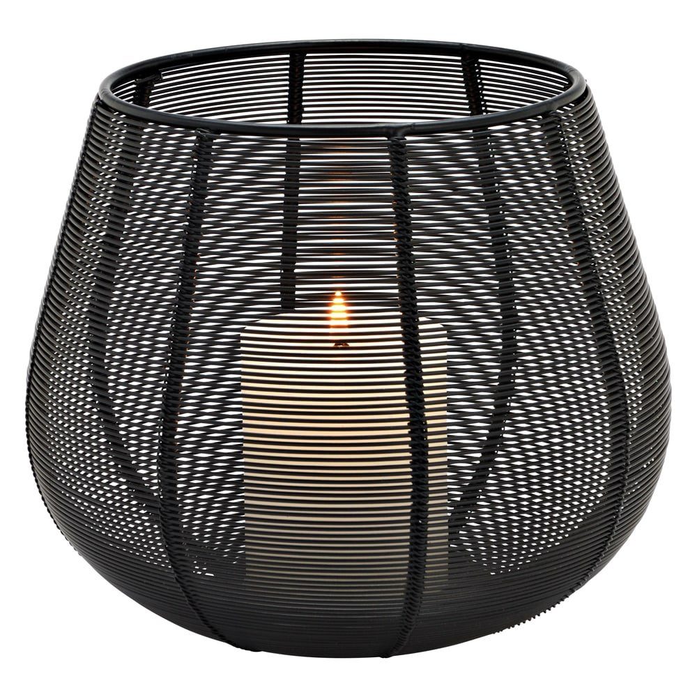 matches21 HOME & HOBBY Торшеры Торшеры aus Metall Draht schwarz Tischdeko Ø 20 cm (1 St)