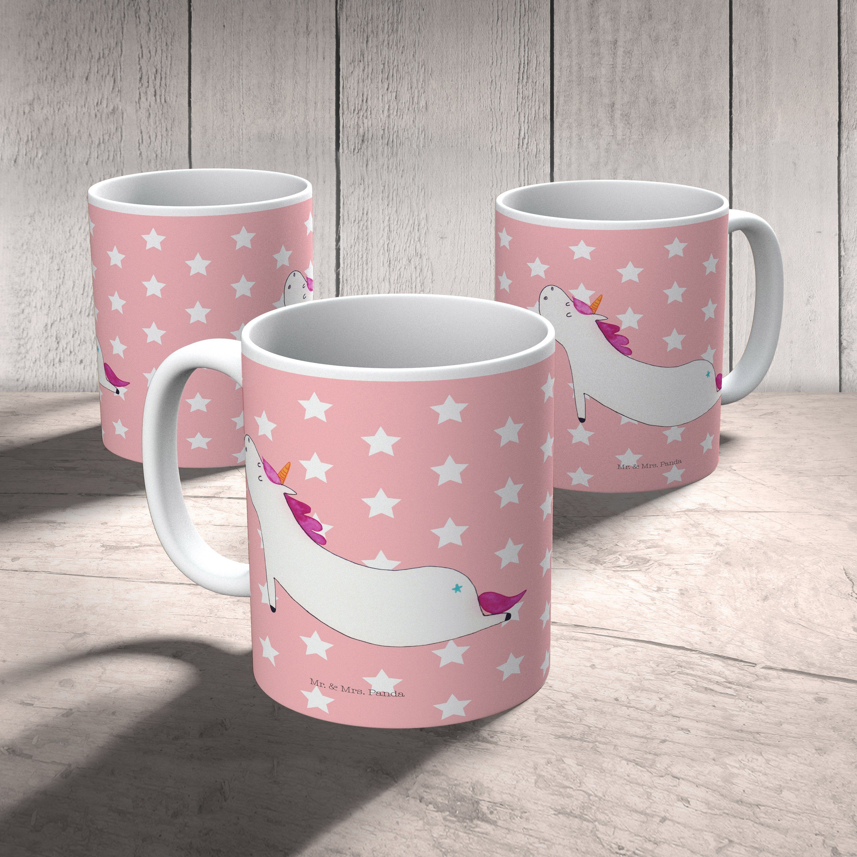 - Panda Einhorn & Keramik - Büro Tasse, Geschenk, Mr. Yoga Kaffeetasse, Pastell Mrs. Rot Tasse Einhö,