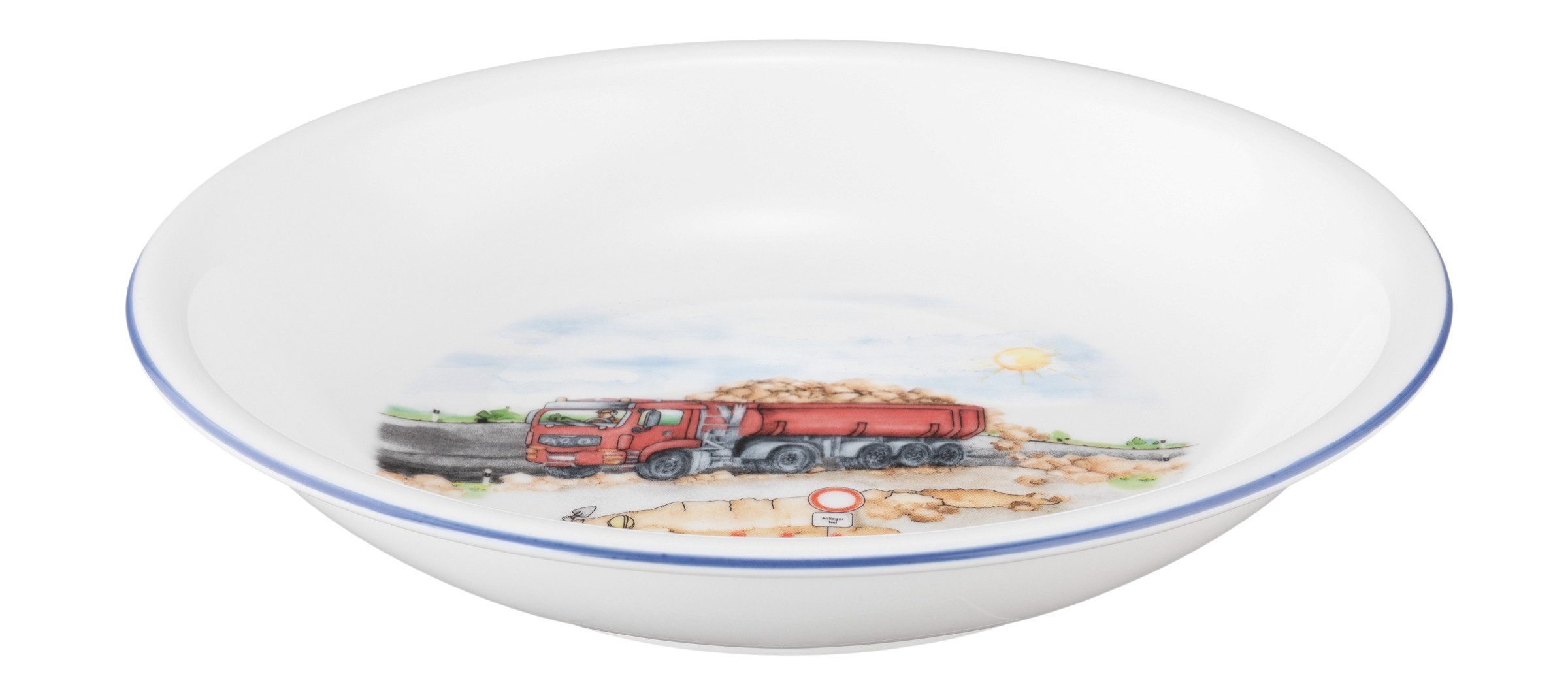 Seltmann Weiden Суповая тарелка Compact - Auf der Baustelle, (1 St), rund 20 cm