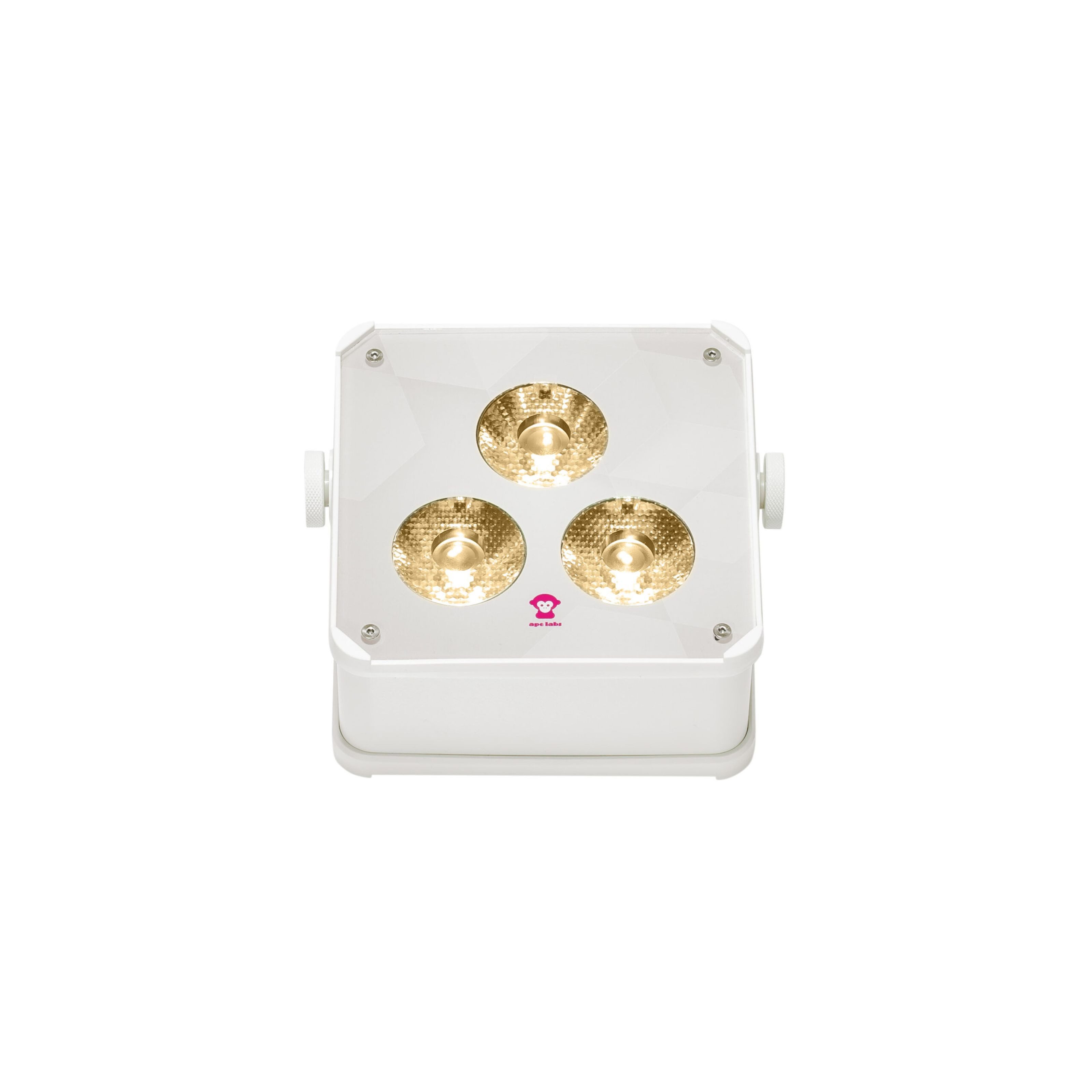 Ape Labs LED Scheinwerfer, ApeLight Maxi V2 Single Unit - creme Kabel Vers - Akkubetriebener